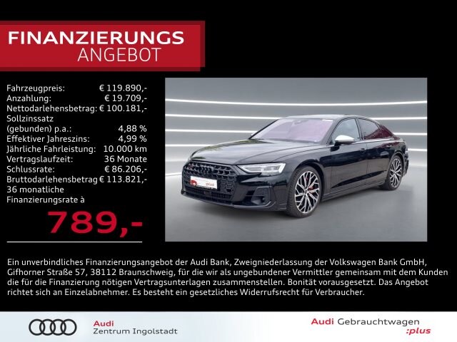 Image about Audi S8 TFSI quattro tiptronic