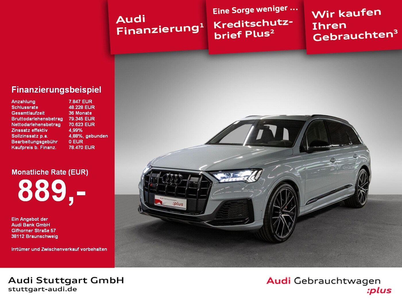 Image about Audi SQ7 TFSI quattro tiptronic