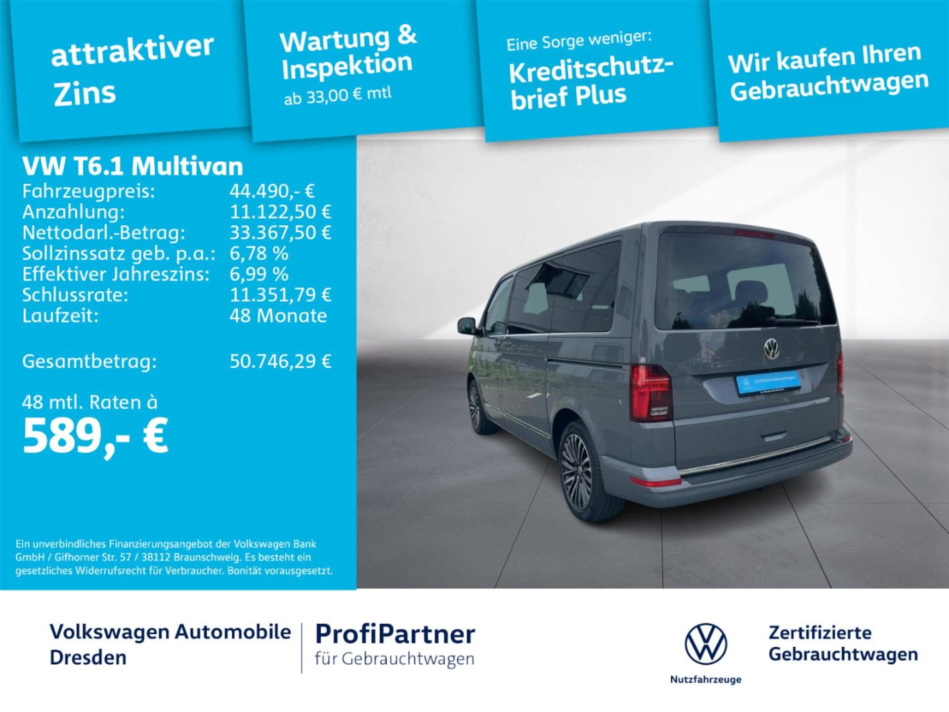 Volkswagen T6.1 Multivan Comfortline