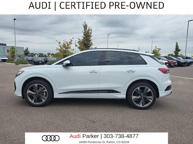 Used 2023 Audi Q4 e-tron Premium Plus with VIN WA1L2BFZ3PP063727 for sale in Parker, CO