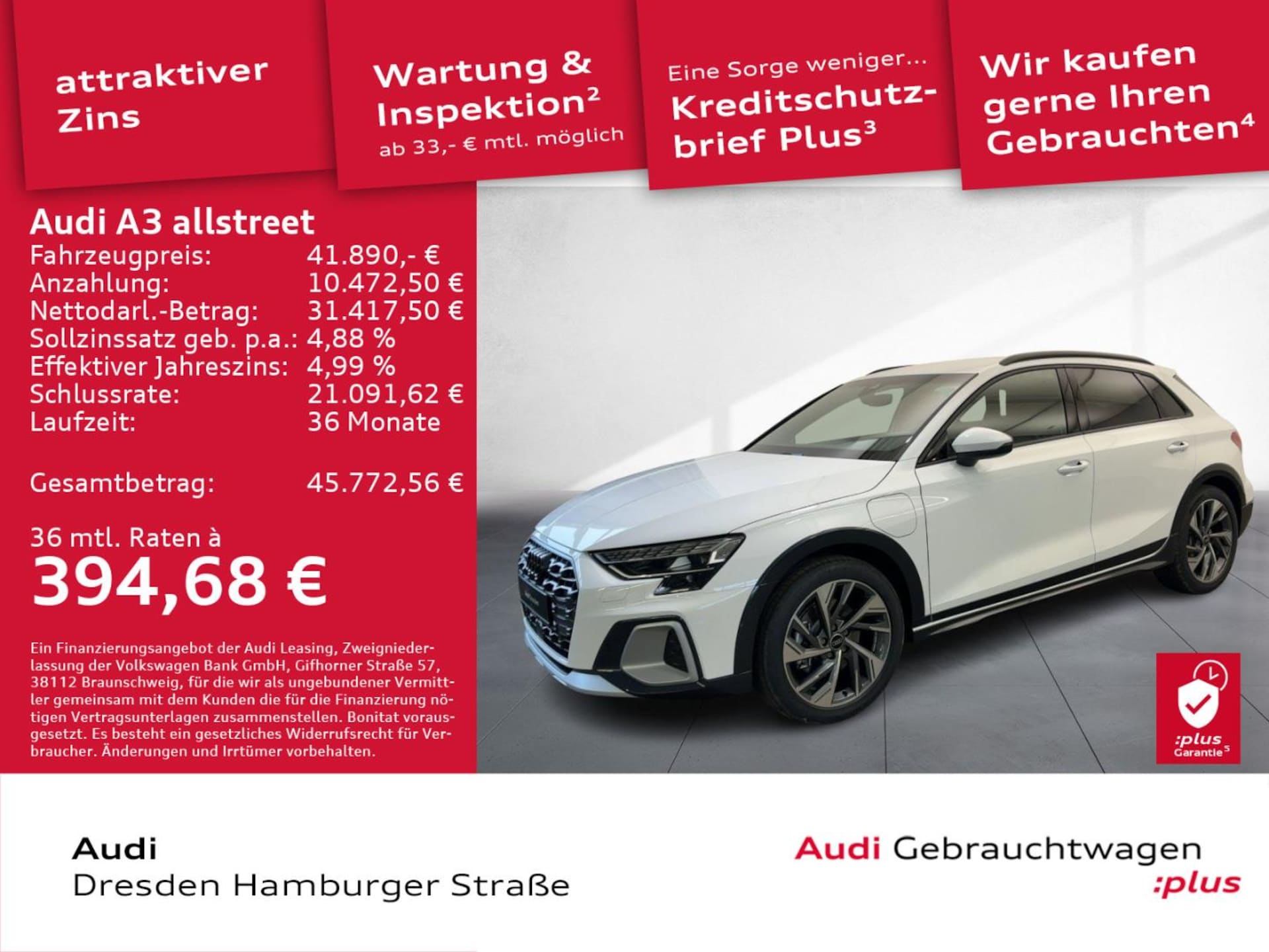 Audi A3 allstreet TFSI e
