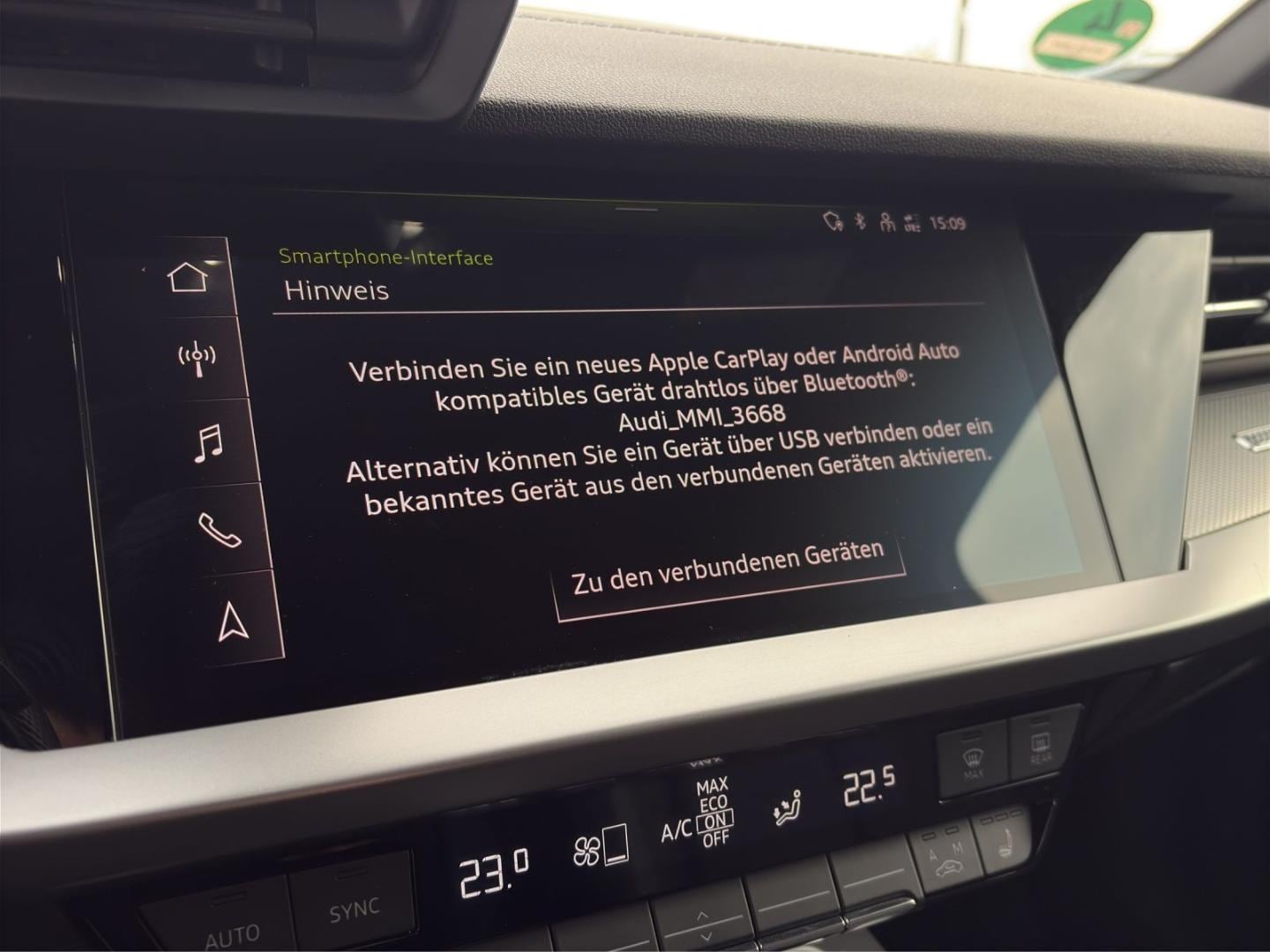 Bild über Audi A3 Sportback S line 35 TFSI S tronic - für weitere Informationen kontaktieren Sie den Audi Partner