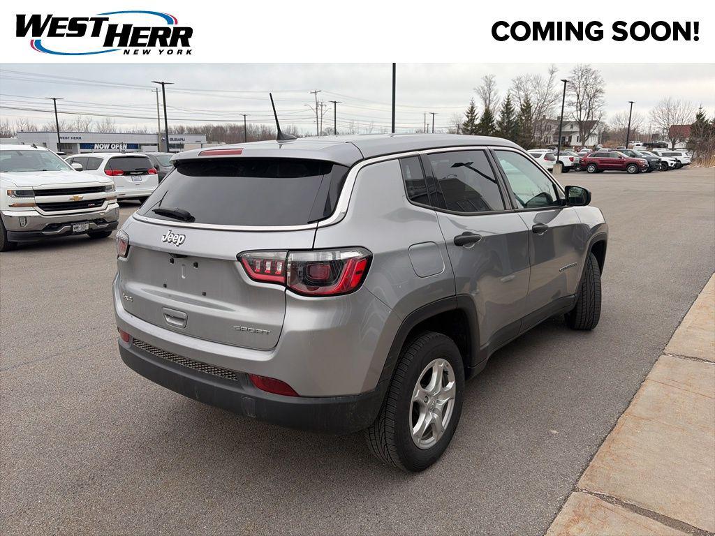 Used 2022 Jeep Compass Sport with VIN 3C4NJDABXNT121266 for sale in Bowmansville, NY