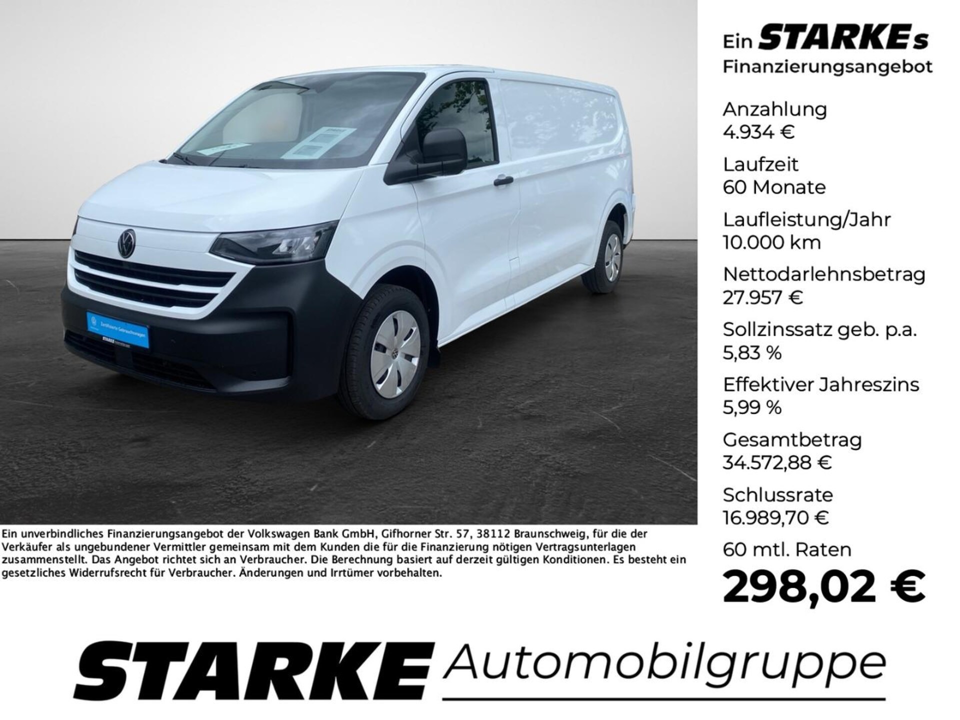 Volkswagen Transporter Kasten langer Radstand