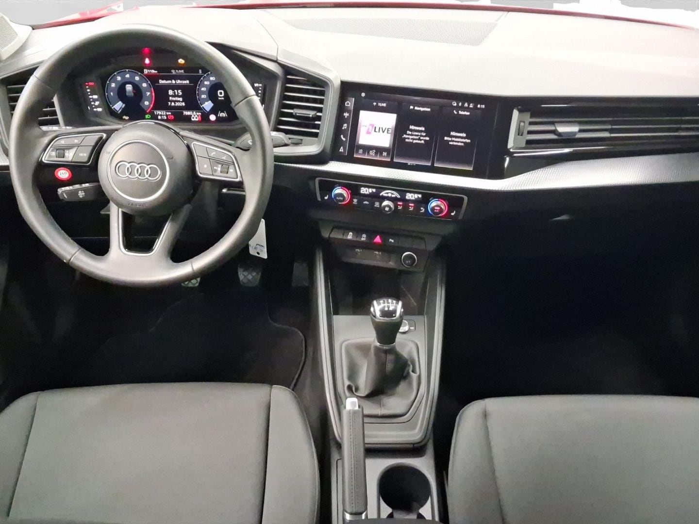 Bild über Audi A1 Sportback 25 TFSI Schaltgetriebe - für weitere Informationen kontaktieren Sie den Audi Partner