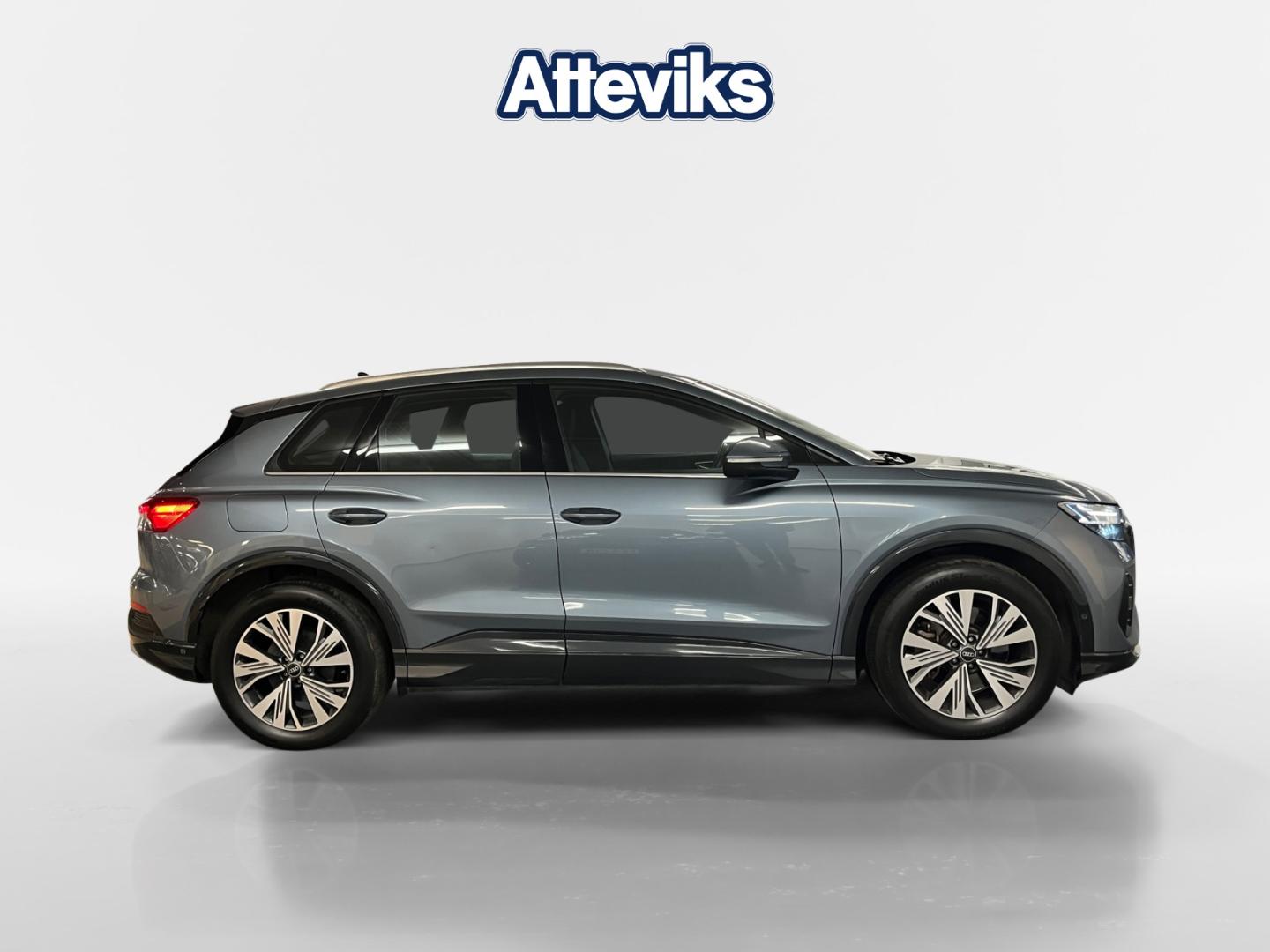 Bild som visar&nbsp;Audi Q4 e-tron&nbsp;Q4 45 e-tron quattro Proline 195,00 kW - för mer information kontakta din Audi Partner