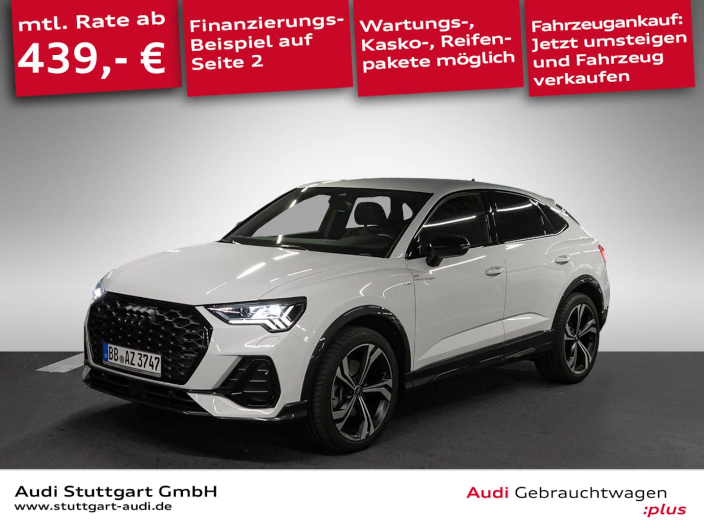 Bild über Audi Q3 Sportback S line 40 TDI quattro S tronic - für weitere Informationen kontaktieren Sie den Audi Partner