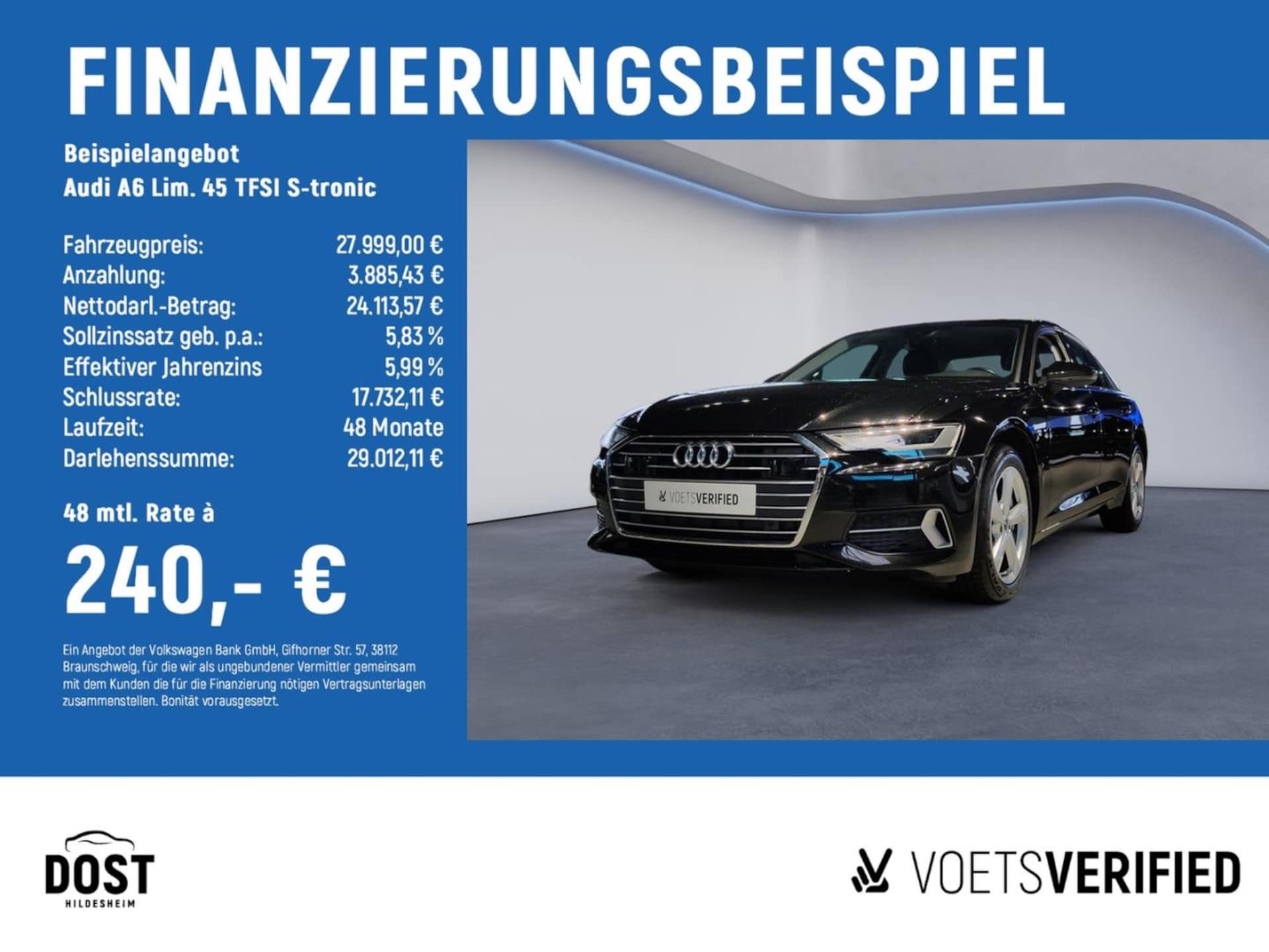 Audi A6 Limousine advanced
