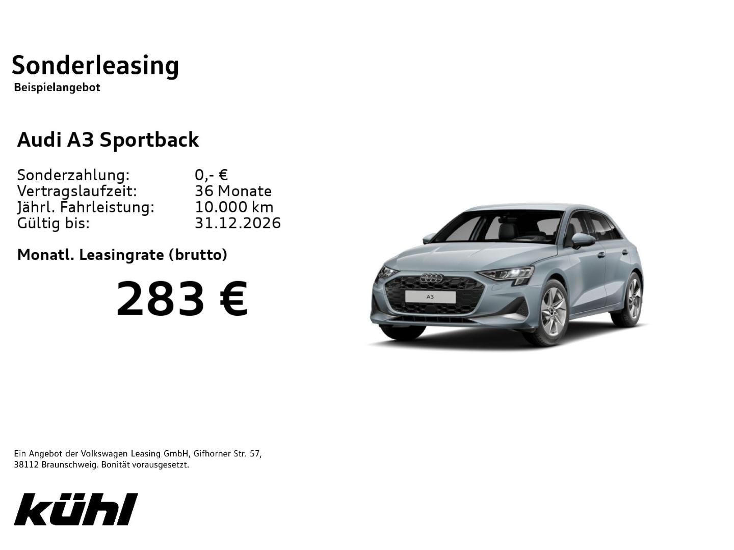 Bild über Audi A3 Sportback advanced 35 TDI S tronic - für weitere Informationen kontaktieren Sie den Audi Partner