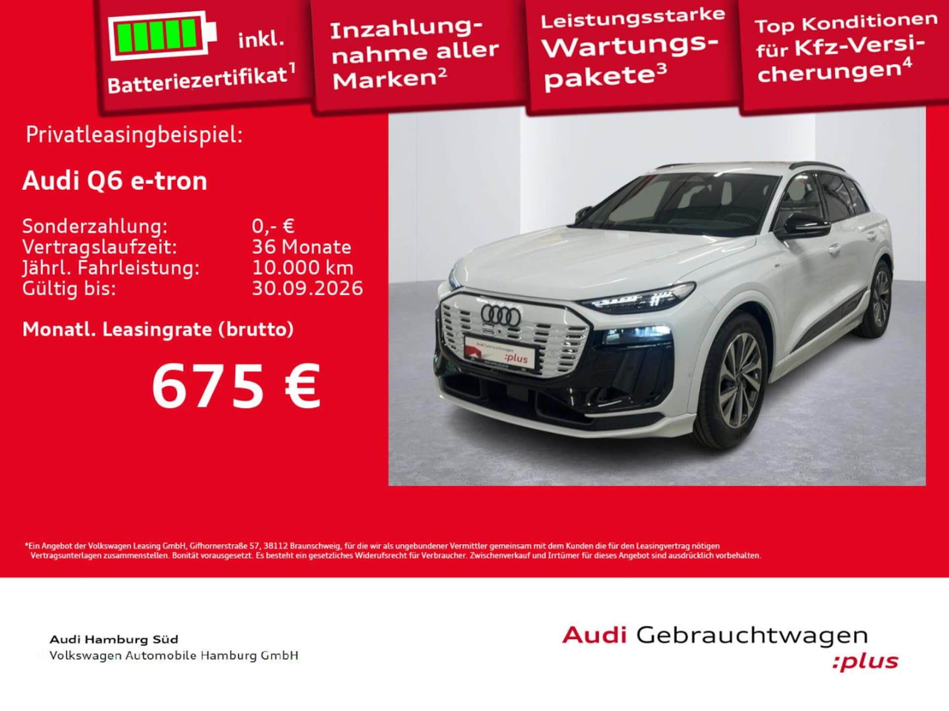 Audi Q6 SUV e-tron