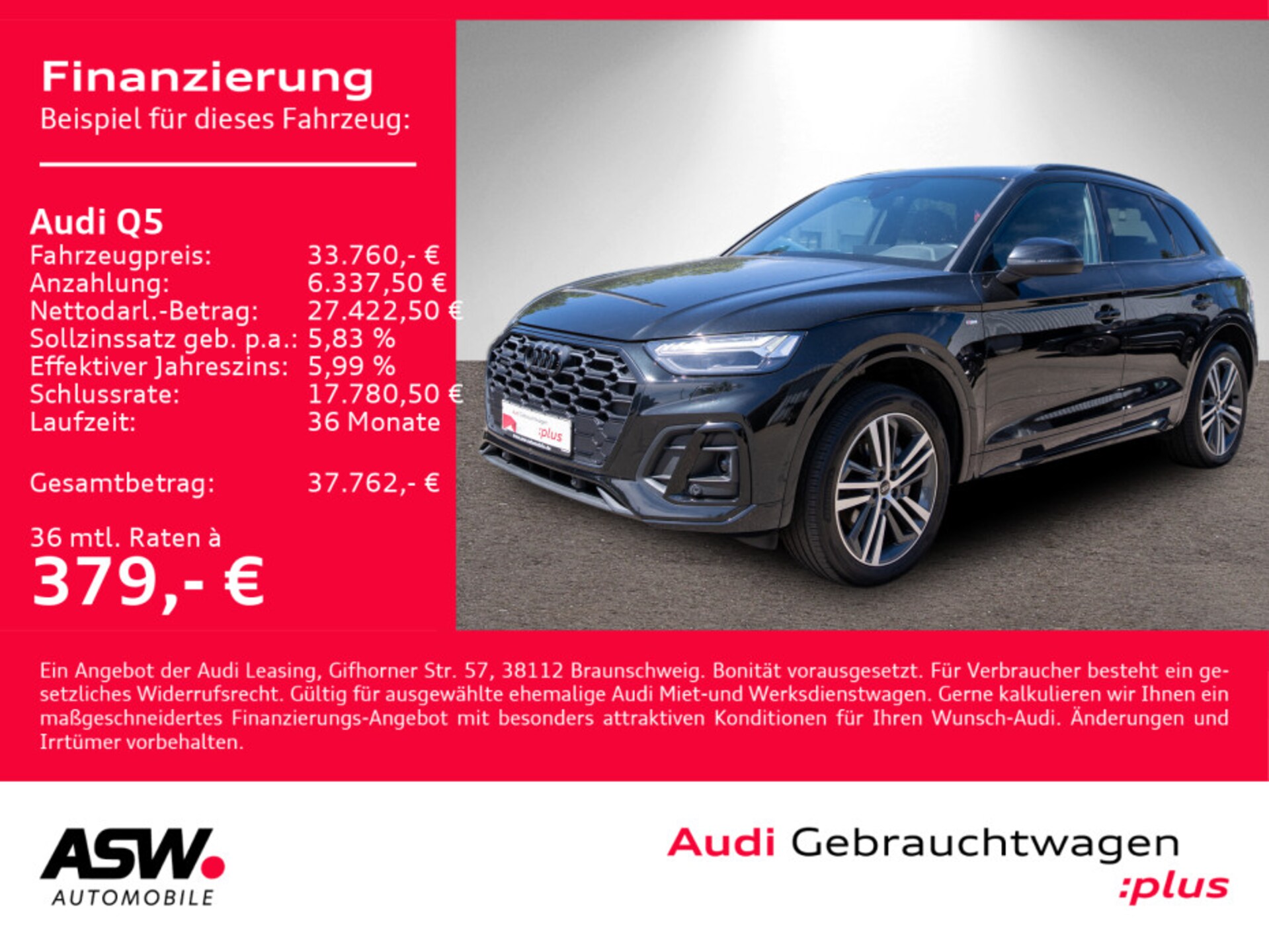 Audi Q5 TFSI e S line