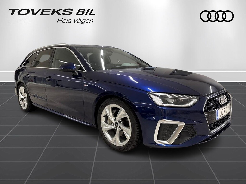 Bild som visar&nbsp;Audi A4 Avant&nbsp;A4 Avant 40 TFSI quattro S line 204 hk S tronic - för mer information kontakta din Audi Partner
