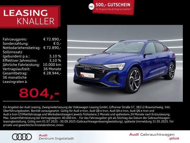 Image about Audi Q8 Sportback e-tron S line 55 e-tron quattro
