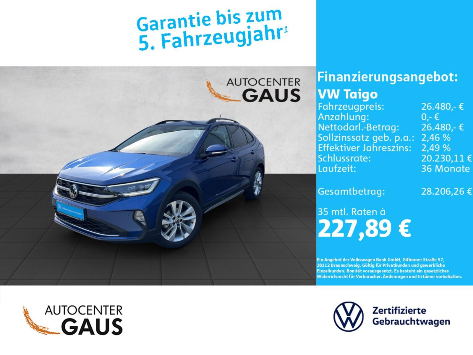 Volkswagen Taigo – Bild 2