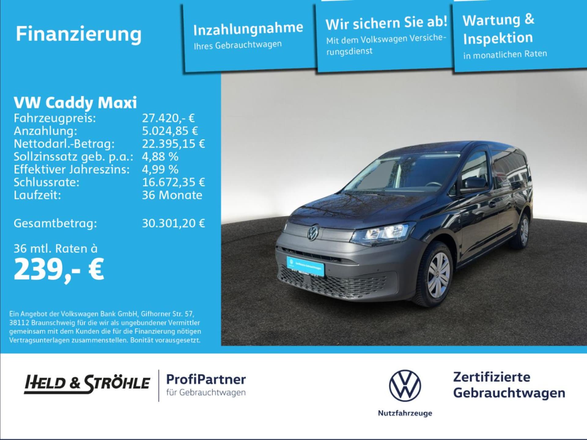 Volkswagen Caddy Maxi Cargo