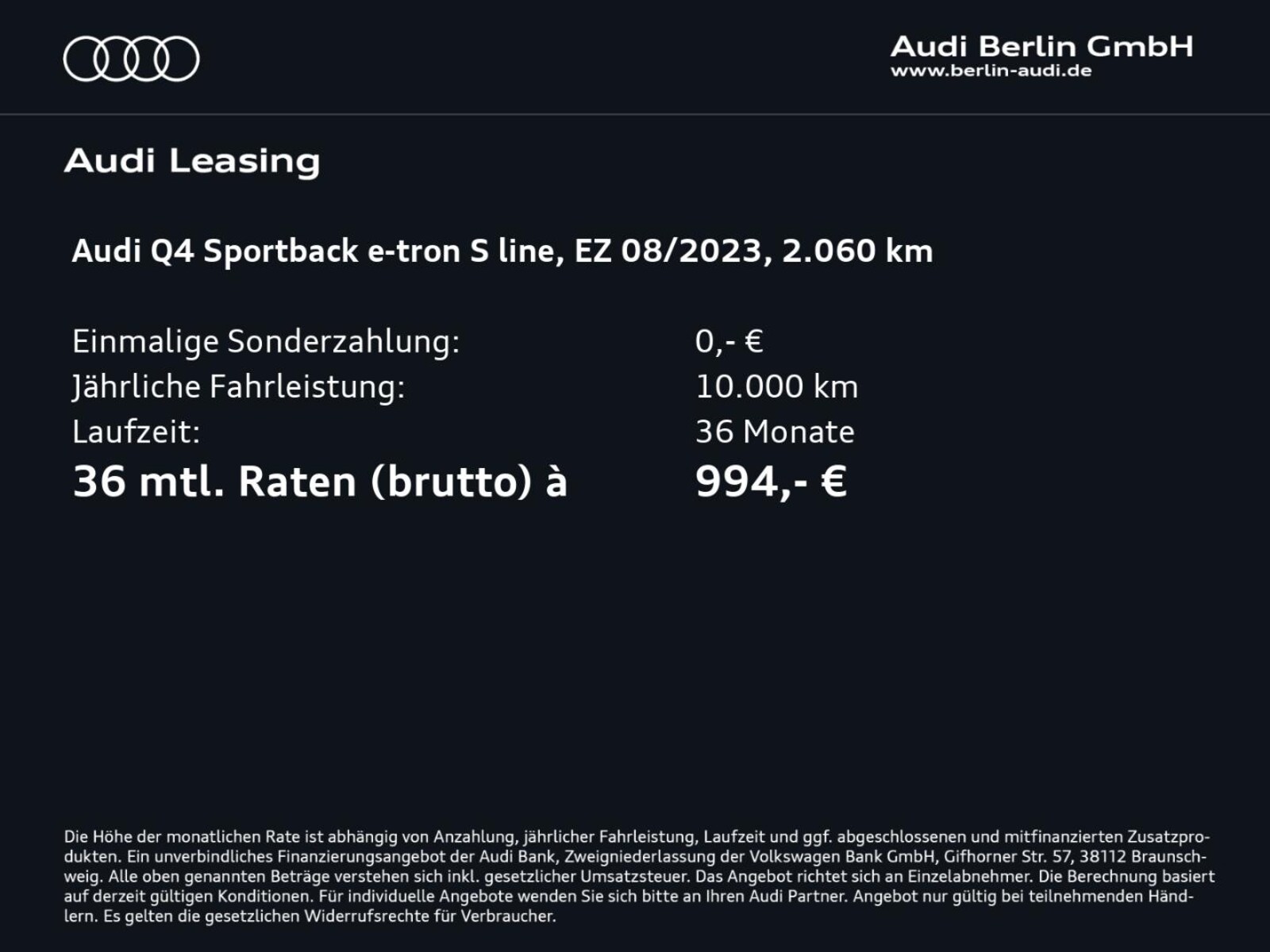 Audi Q4 Sportback e-tron – Bild 4