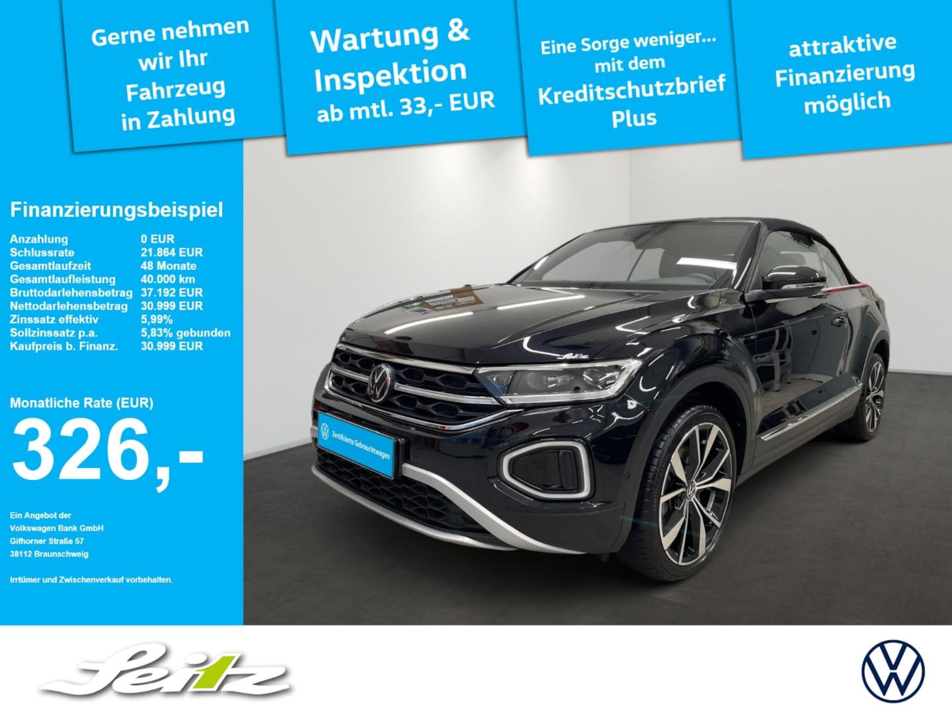 Volkswagen T-Roc Cabriolet Style