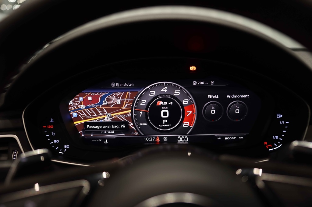 Bild som visar Audi RS 4 Avant RS 4 Avant 2.9 TFSI quattro 450 hk tiptronic - för mer information kontakta din Audi Partner