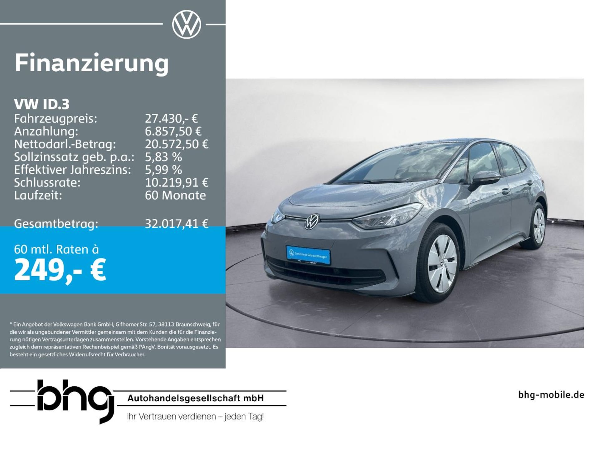 Volkswagen ID.3 Pro