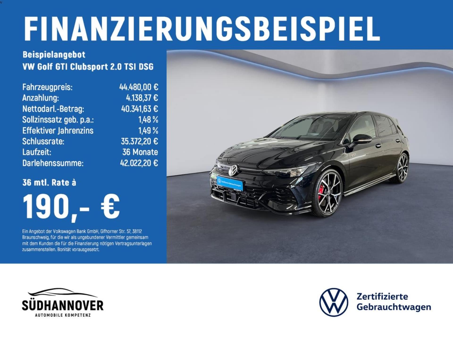 Volkswagen Golf GTI Clubsport