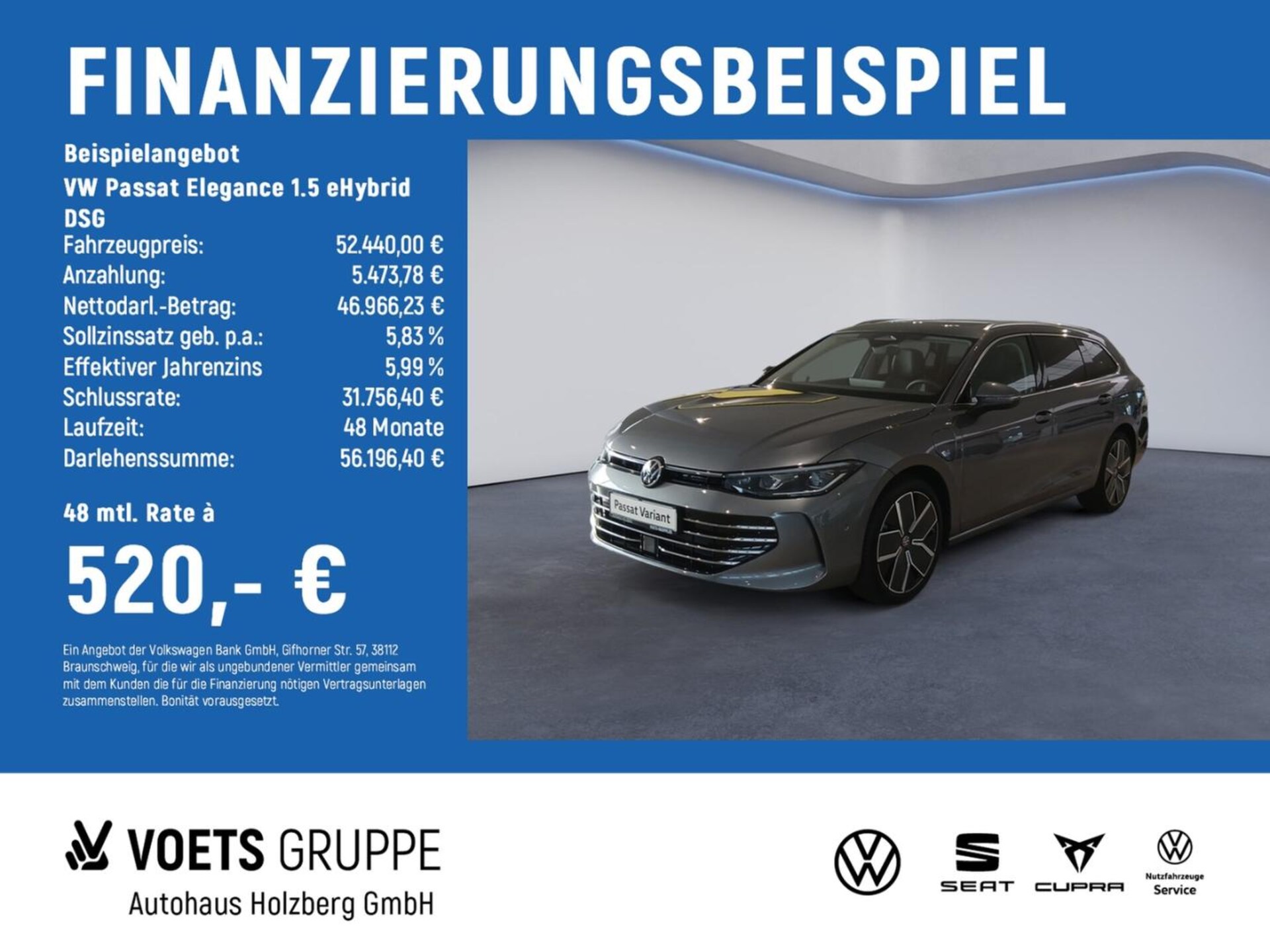 Volkswagen Passat — Volkswagen Passat Passat Elegance 1.5 eHybrid DSG PANO+SOUND+AHK