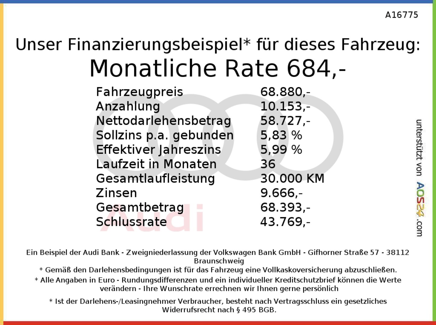 Bild über Audi A5 Limousine TDI quattro 150 kW S tronic - für weitere Informationen kontaktieren Sie den Audi Partner