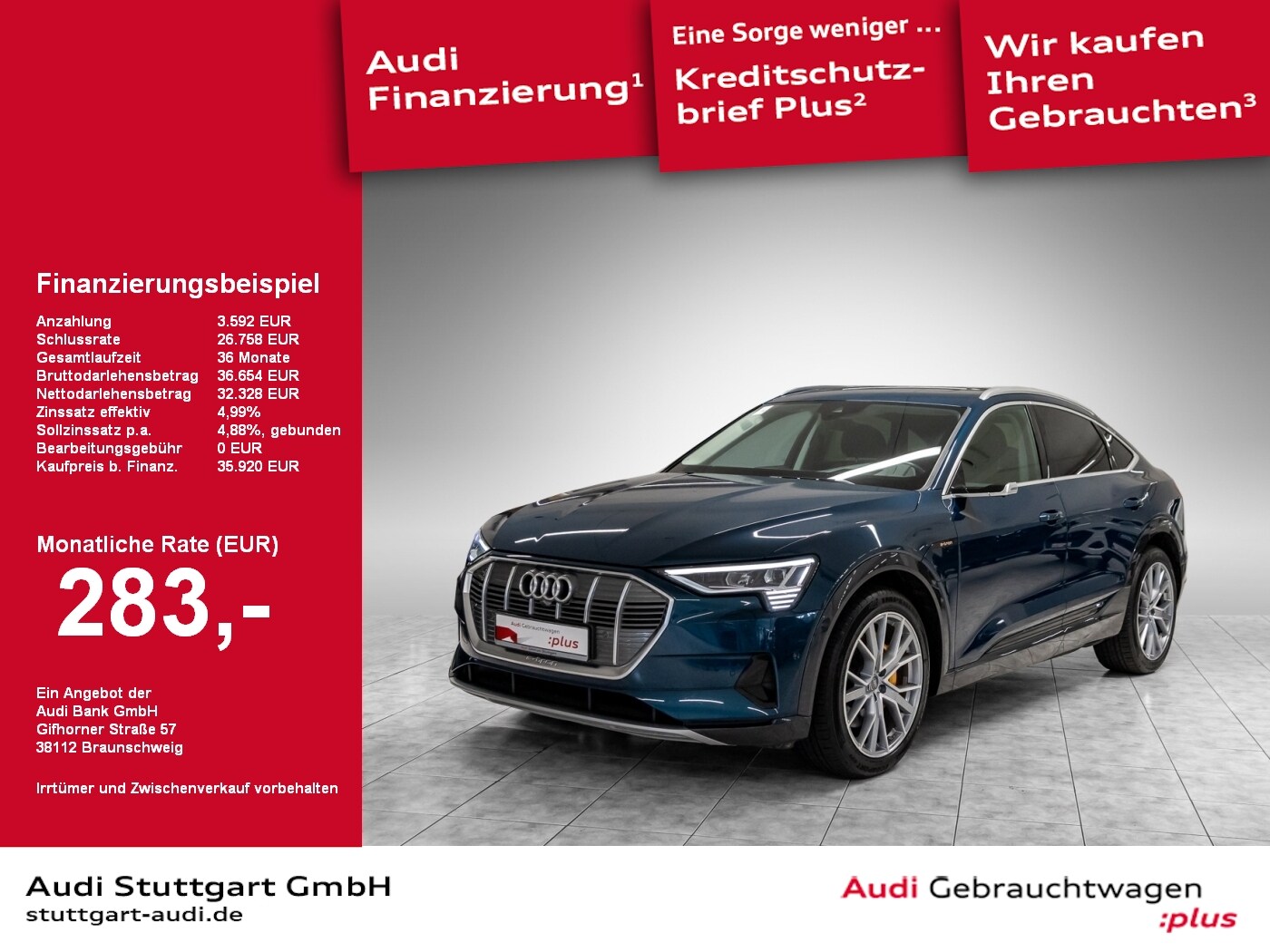 Image about Audi e-tron Sportback 55 quattro