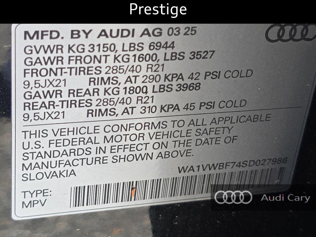 2025 Audi SQ7 Prestige - Photo 36