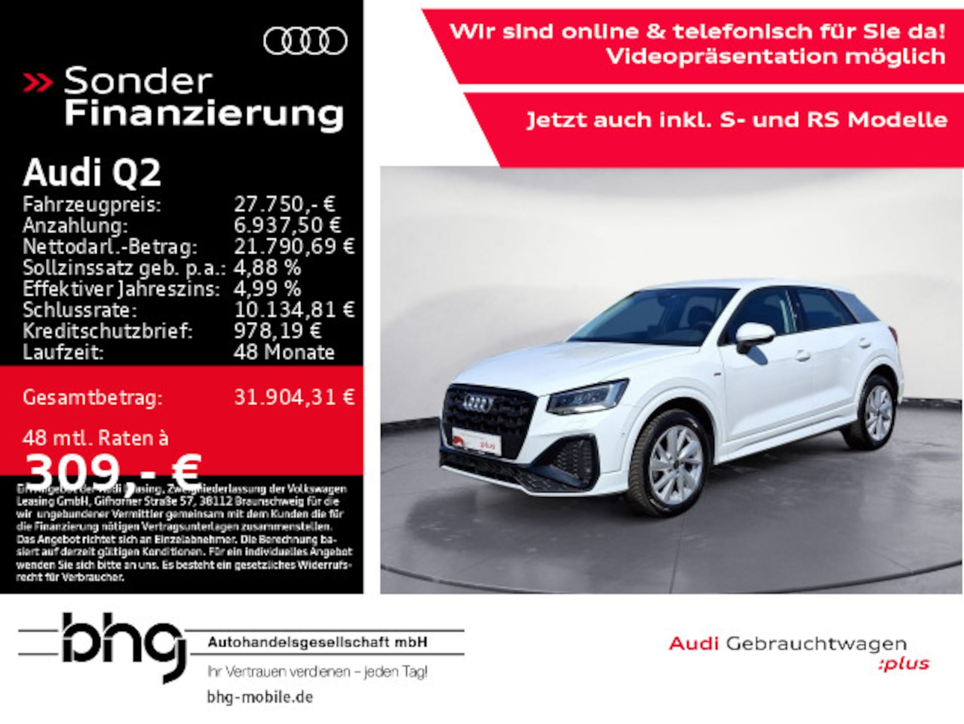 Audi Q2 S line