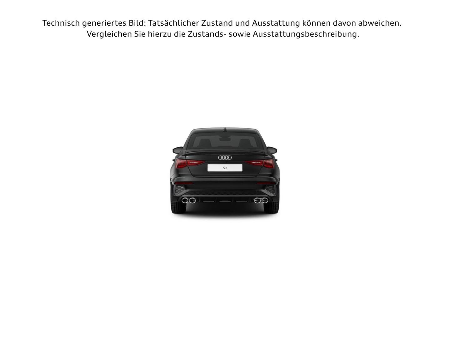 Bild über Audi S3 Limousine TFSI quattro S tronic - für weitere Informationen kontaktieren Sie den Audi Partner