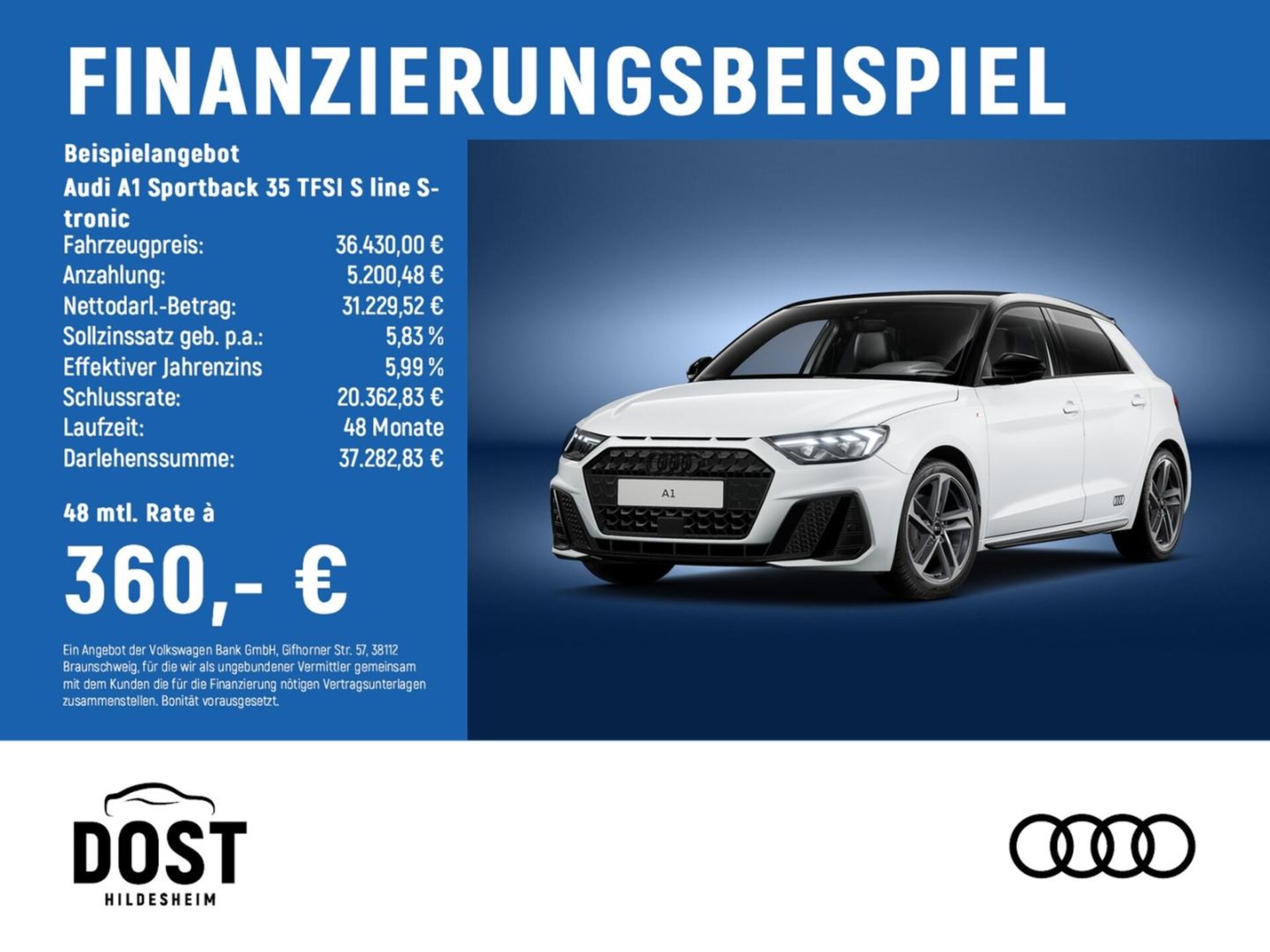 Audi A1 Sportback S line