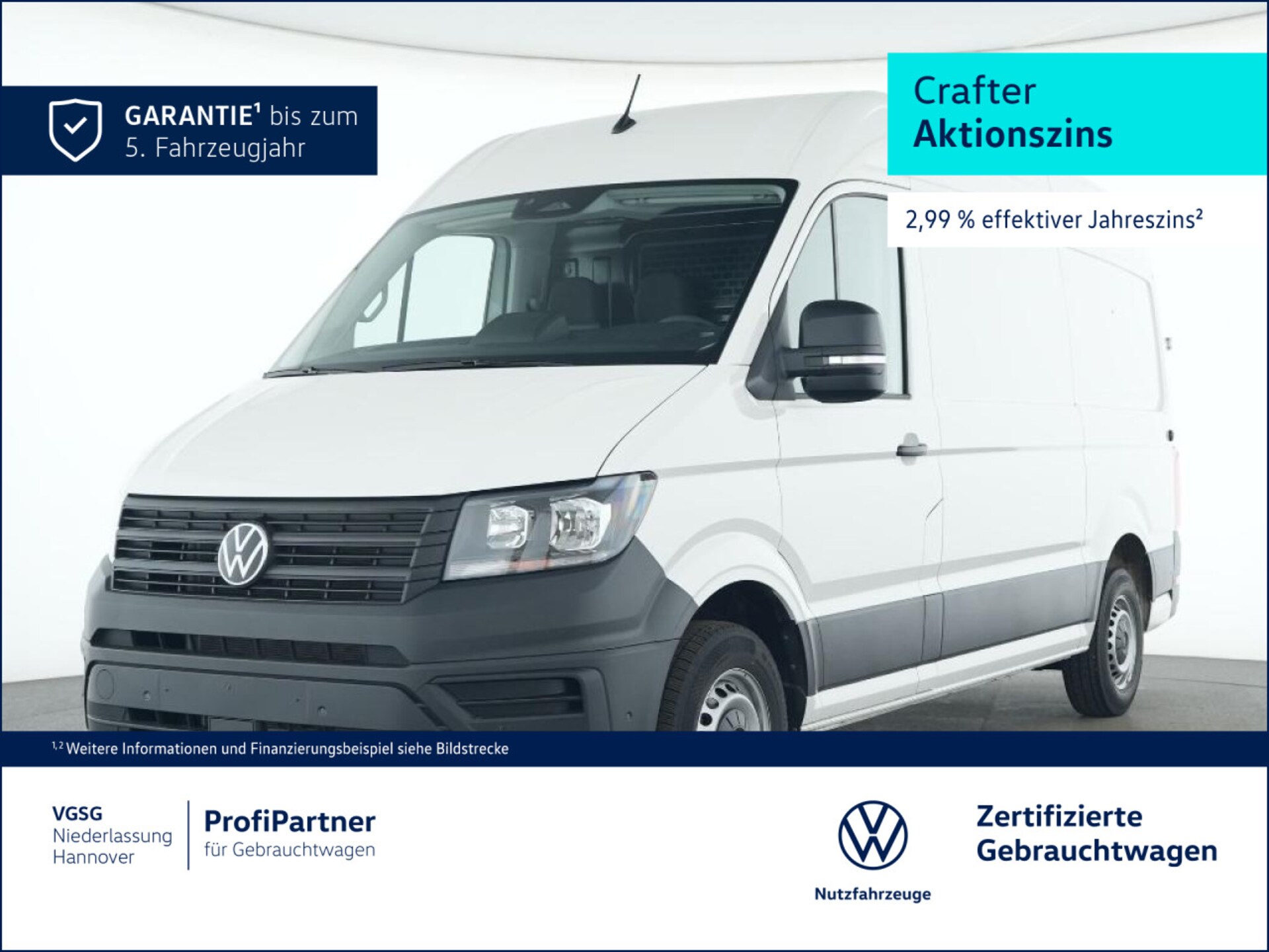 Volkswagen Crafter Kasten mittlerer Radstand