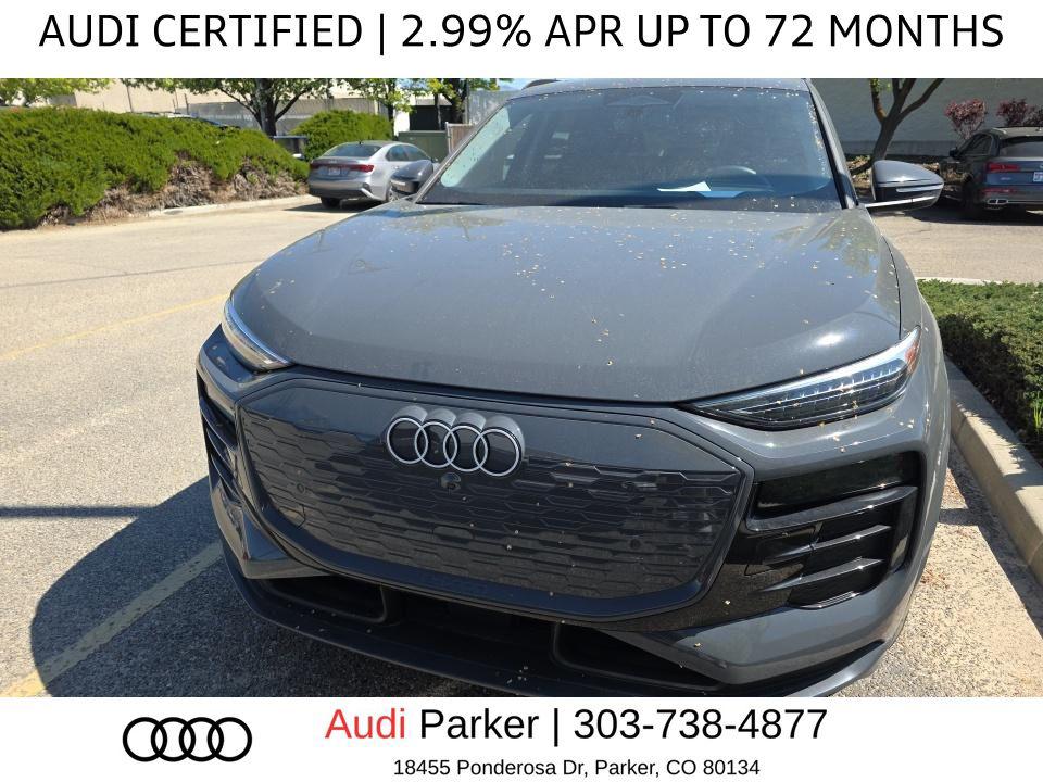 Used 2025 Audi Q6 e-tron Premium Plus with VIN WA124BGF9SA057971 for sale in Parker, CO