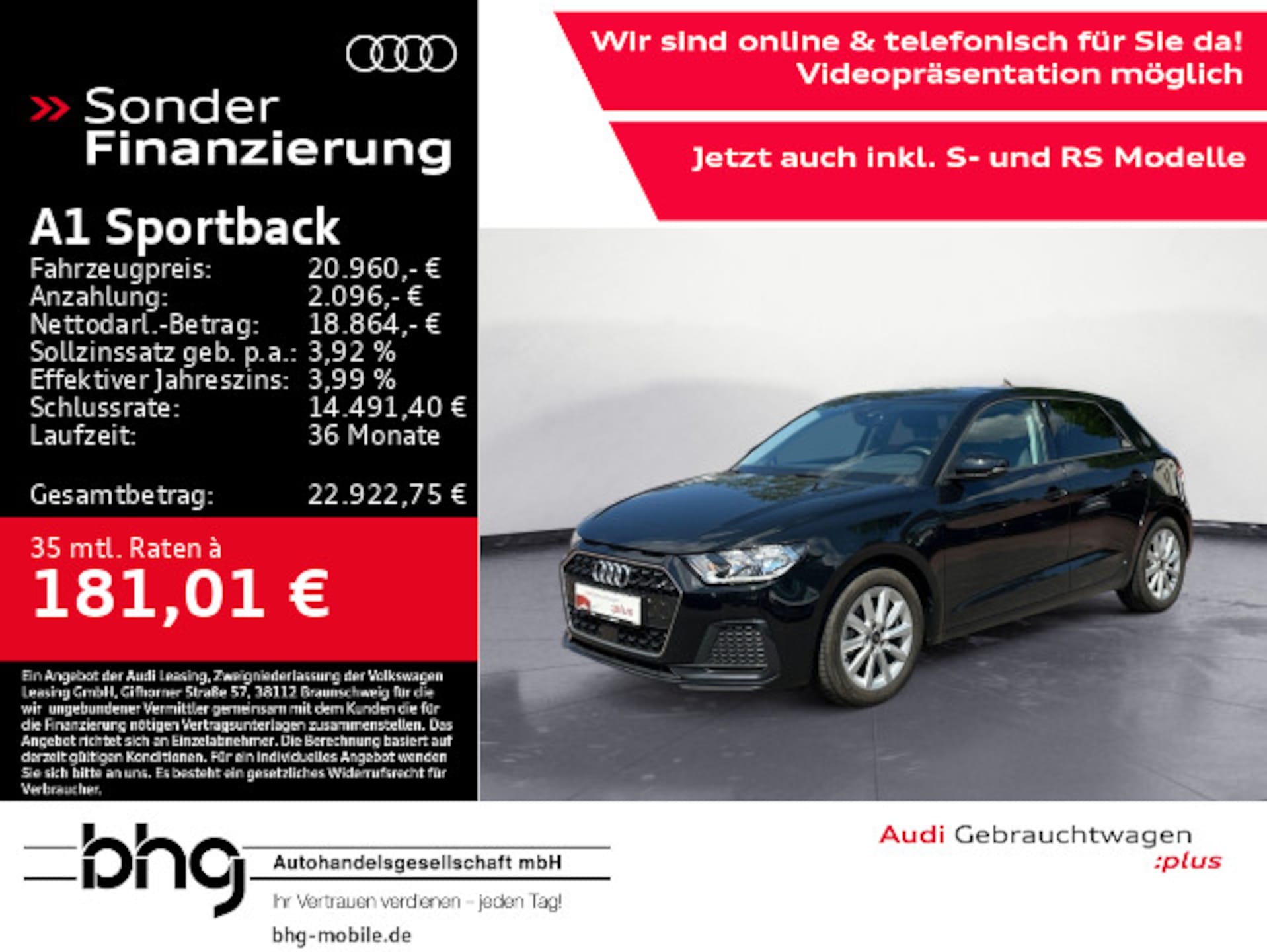 Audi A1 Sportback Advanced