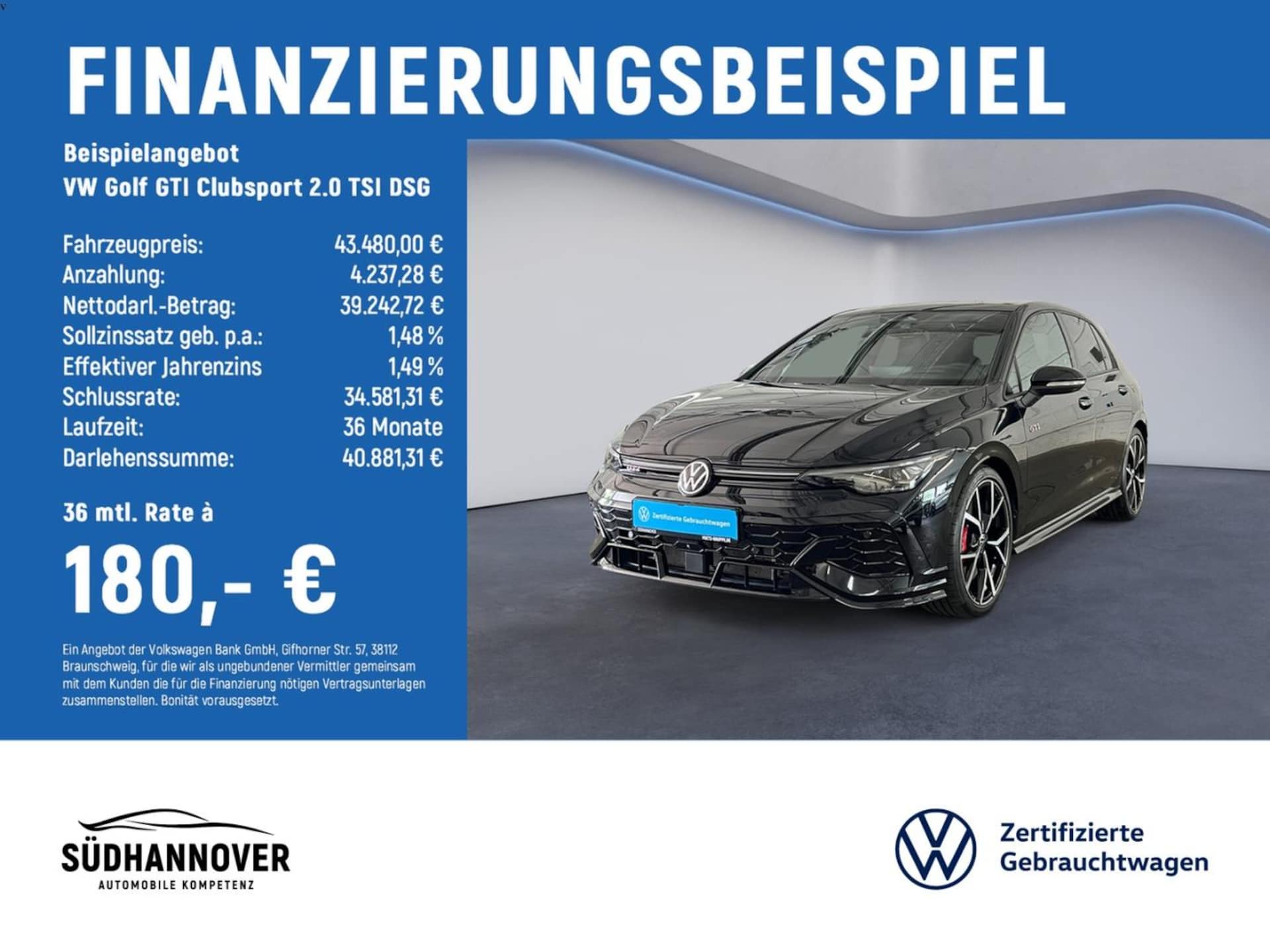 Volkswagen Golf GTI Clubsport