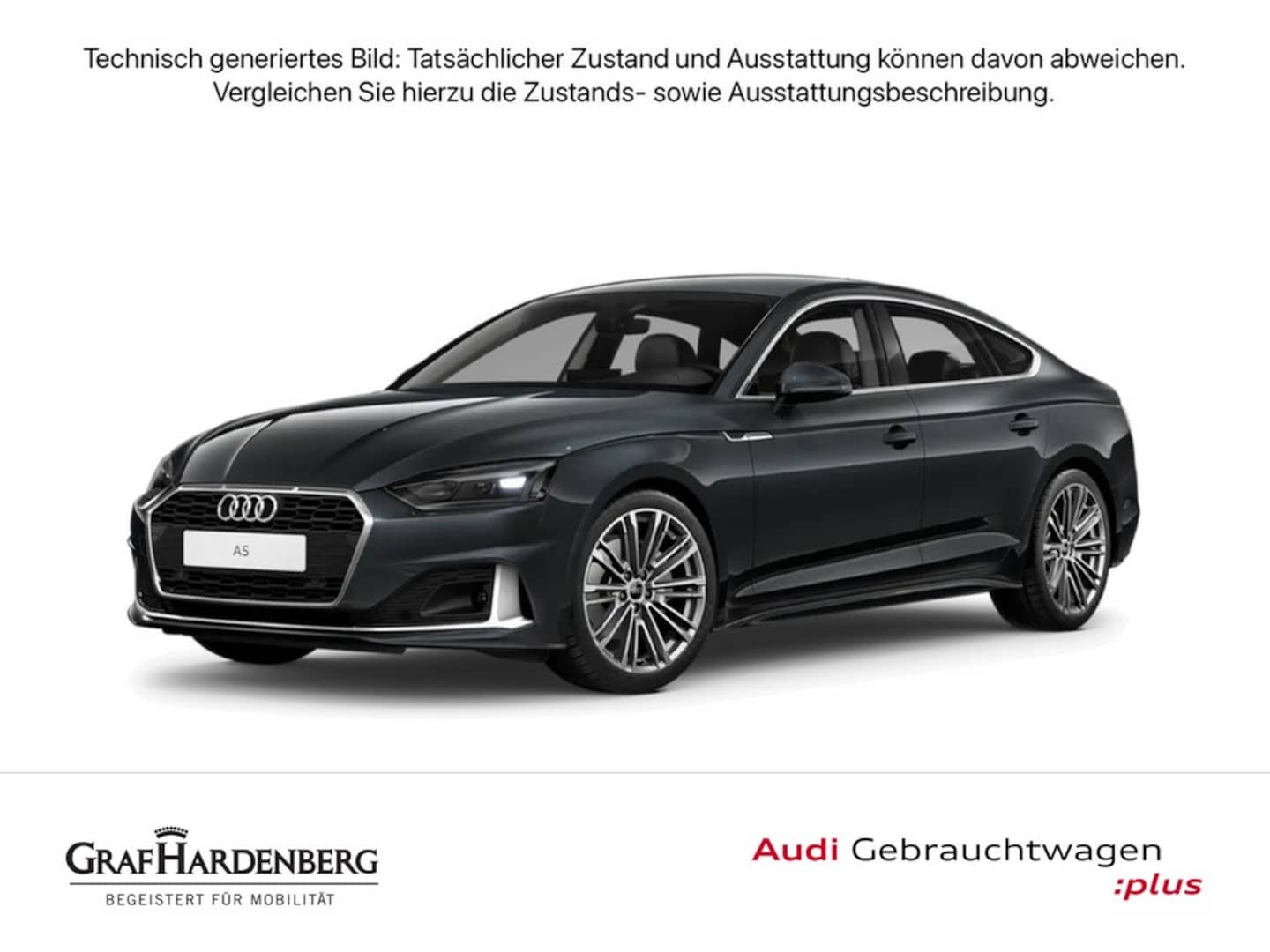 Bild über Audi A5 Sportback advanced 40 TFSI S tronic - für weitere Informationen kontaktieren Sie den Audi Partner