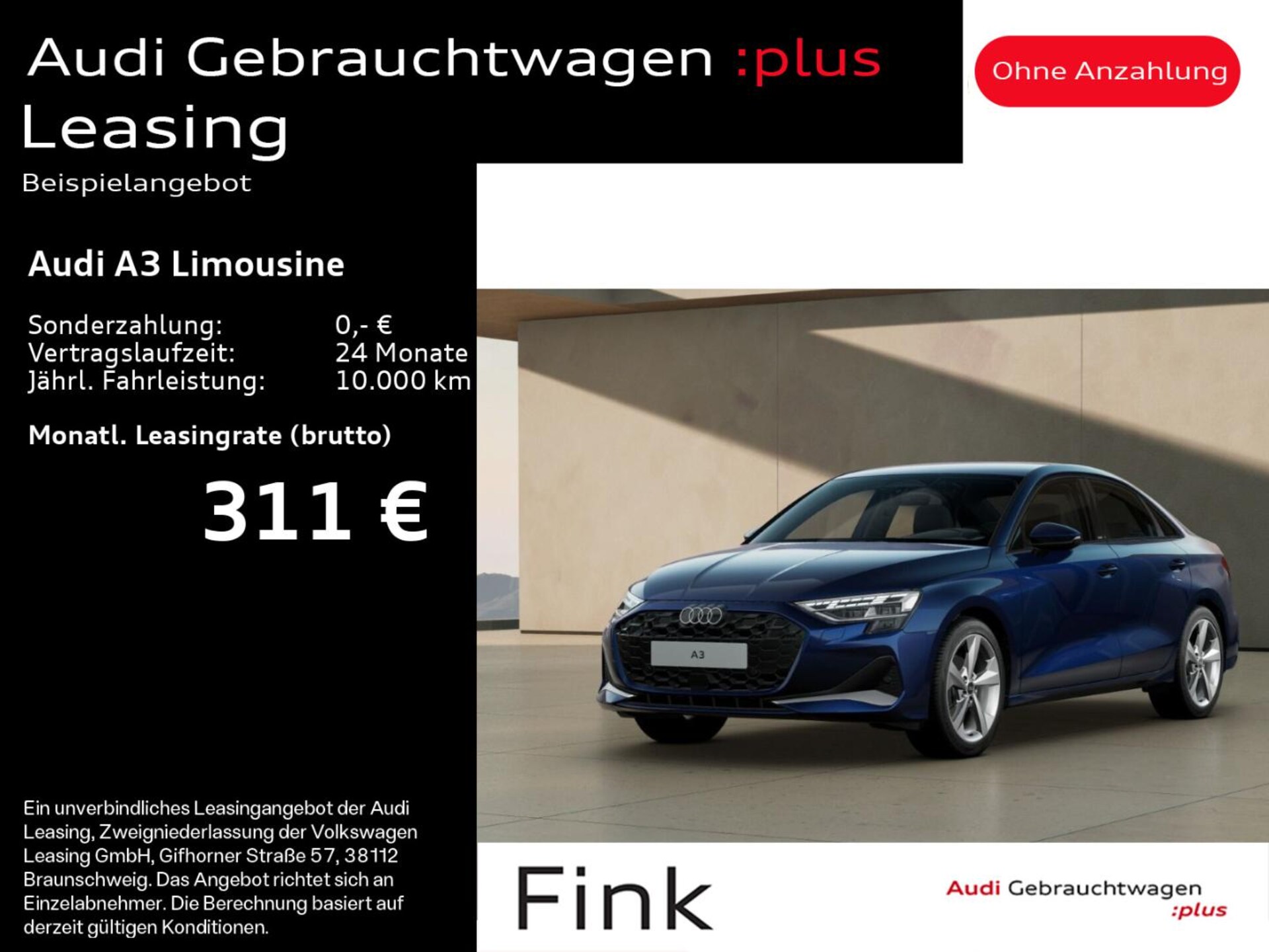 Audi A3 Limousine advanced
