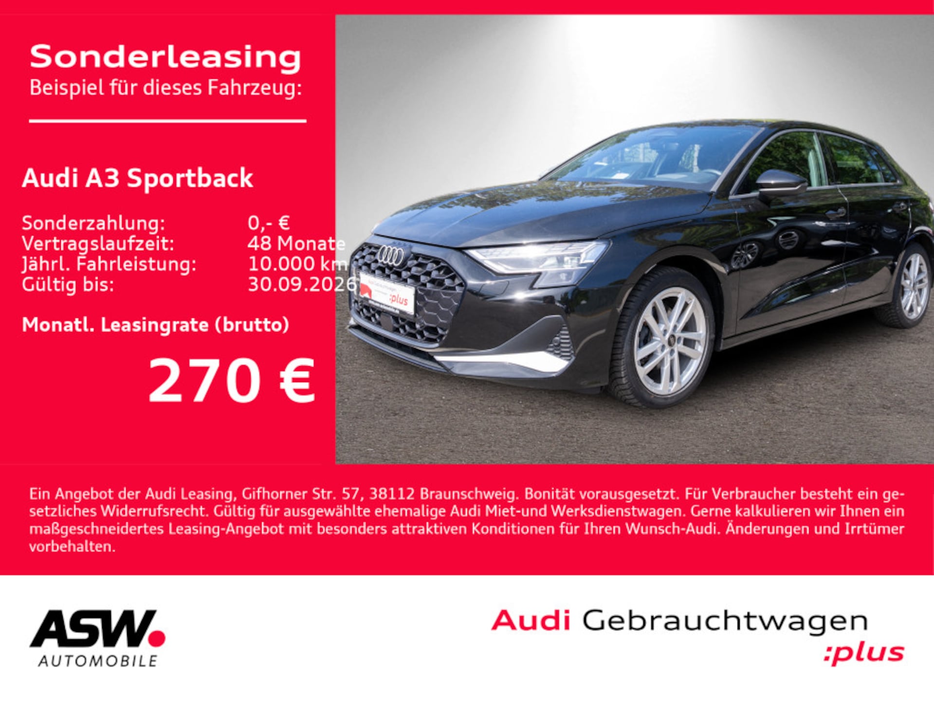 Audi A3 Sportback Advanced