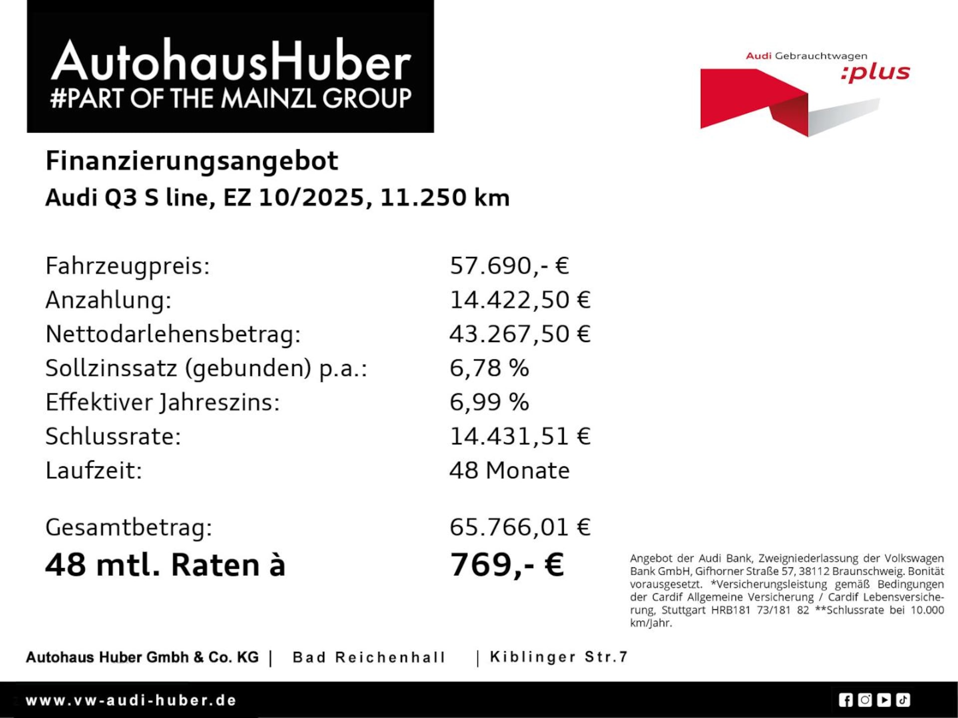 Audi Q3 SUV