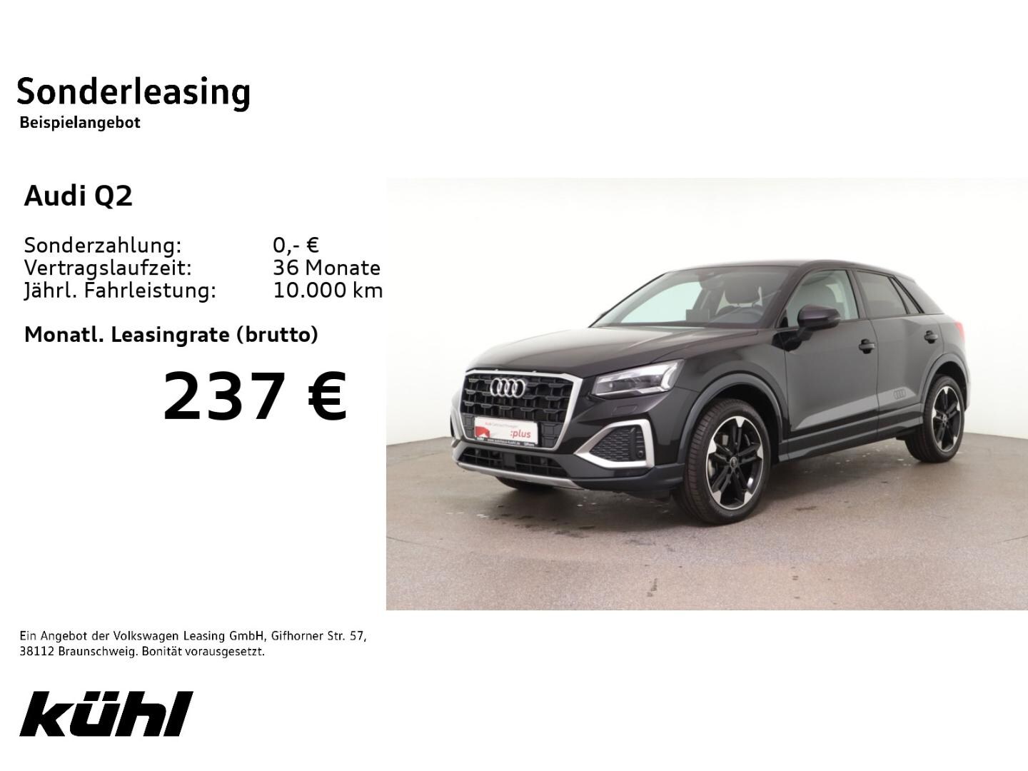 Bild über Audi Q2 advanced 30 TFSI Schaltgetriebe - für weitere Informationen kontaktieren Sie den Audi Partner