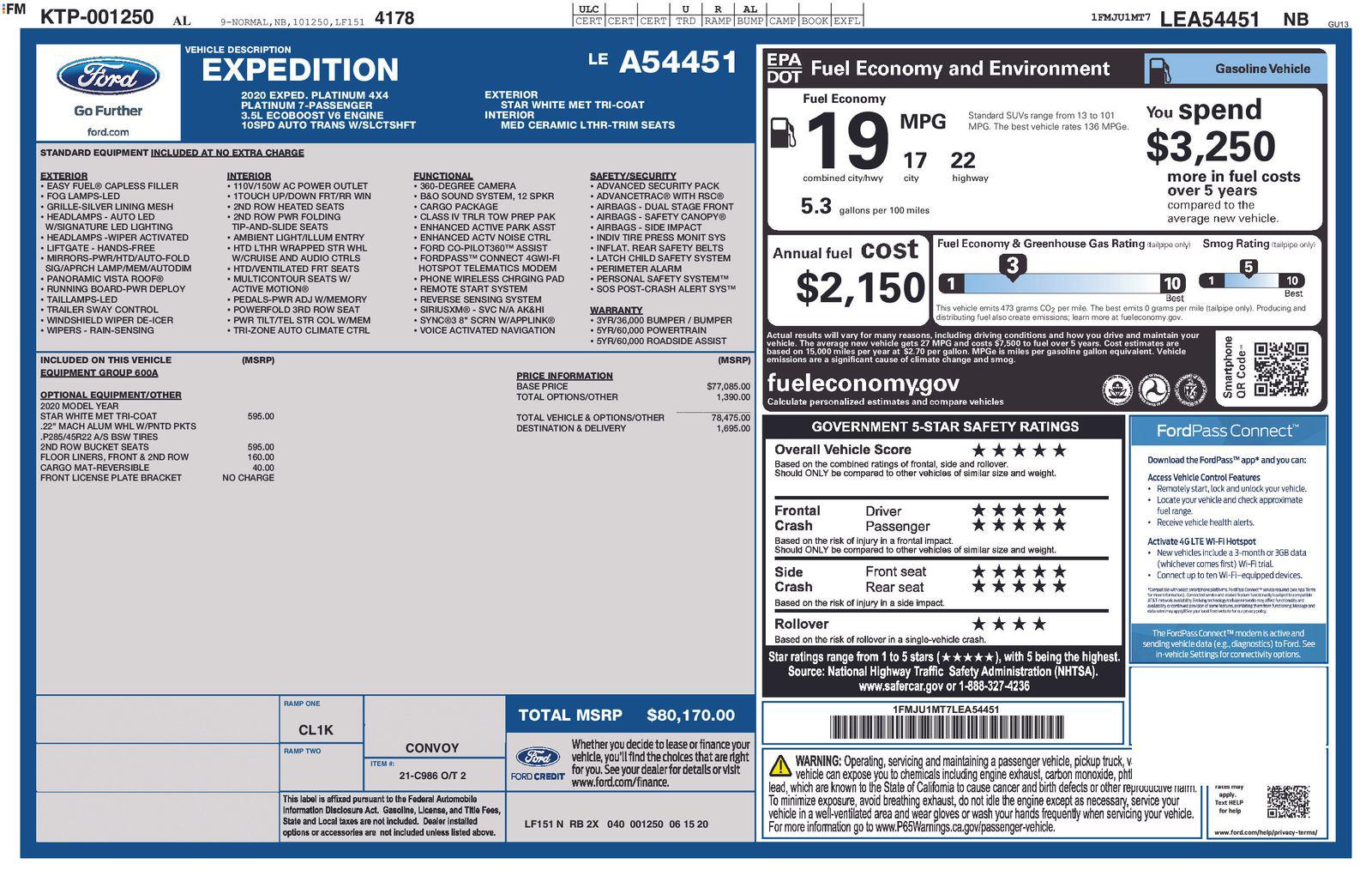 2020 Ford Expedition Platinum 4x4's photo