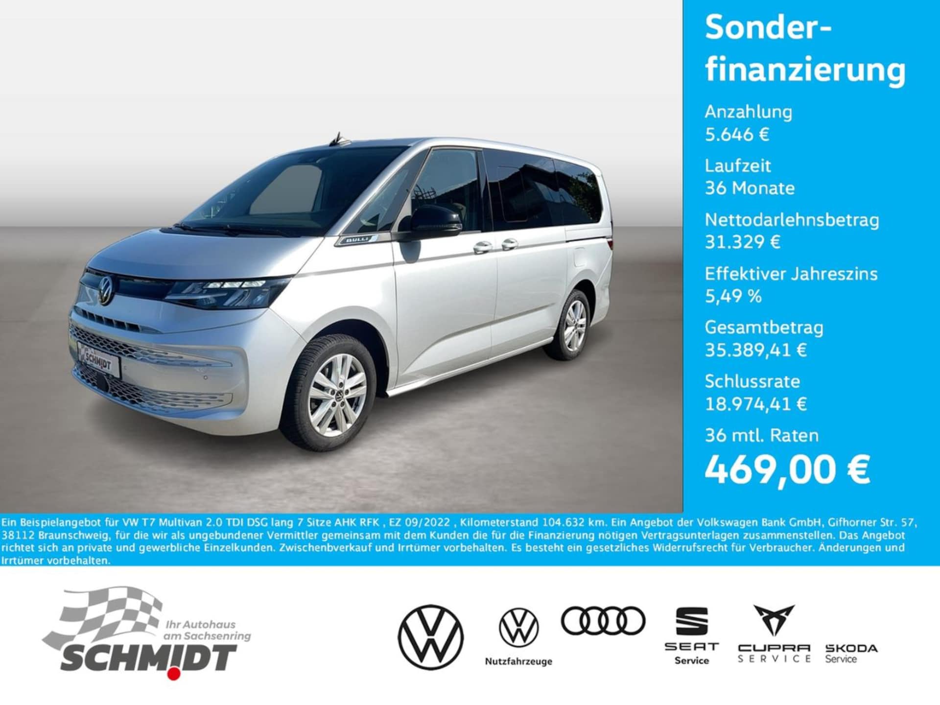 Volkswagen Multivan Langversion Basis-Modell