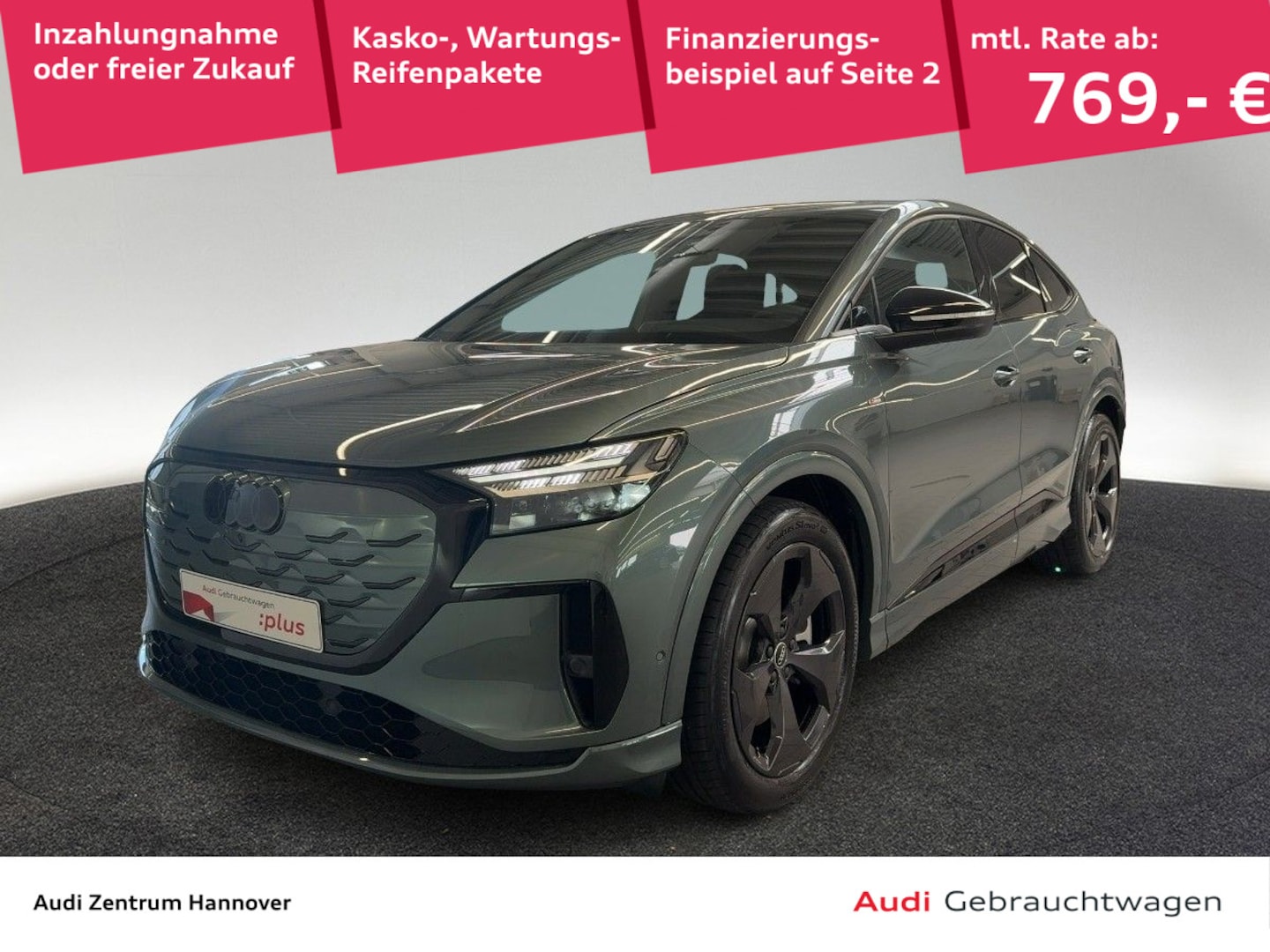 Bild über Audi Q4 Sportback e-tron e-tron quattro 220 kW - für weitere Informationen kontaktieren Sie den Audi Partner