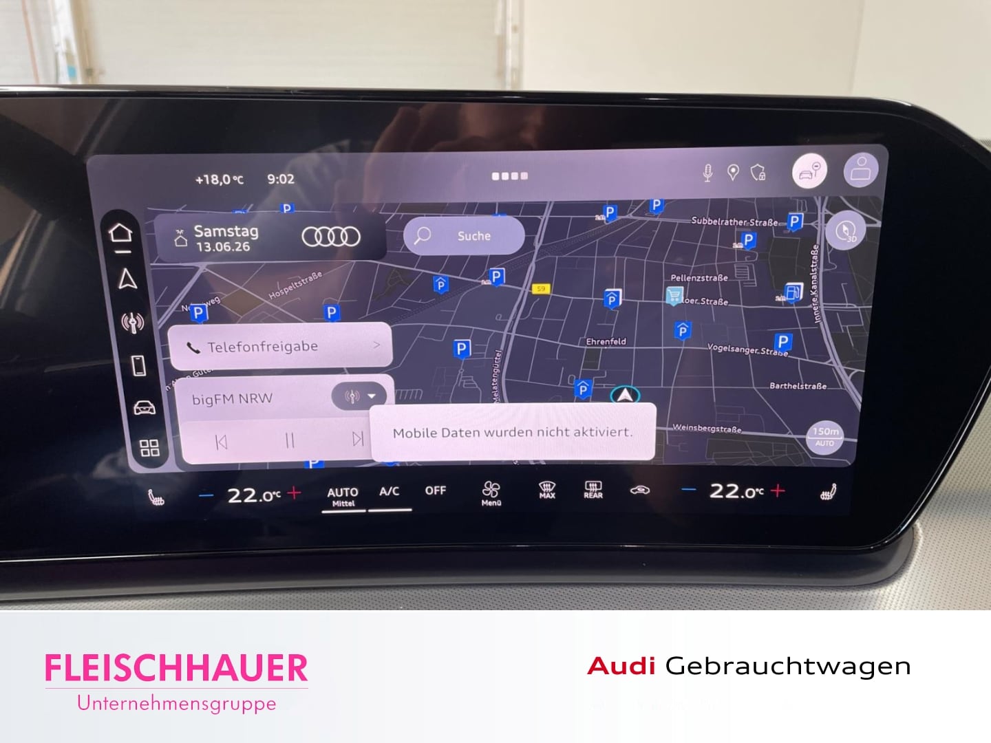 Bild über Audi Q3 SUV TFSI 110 kW S tronic - für weitere Informationen kontaktieren Sie den Audi Partner
