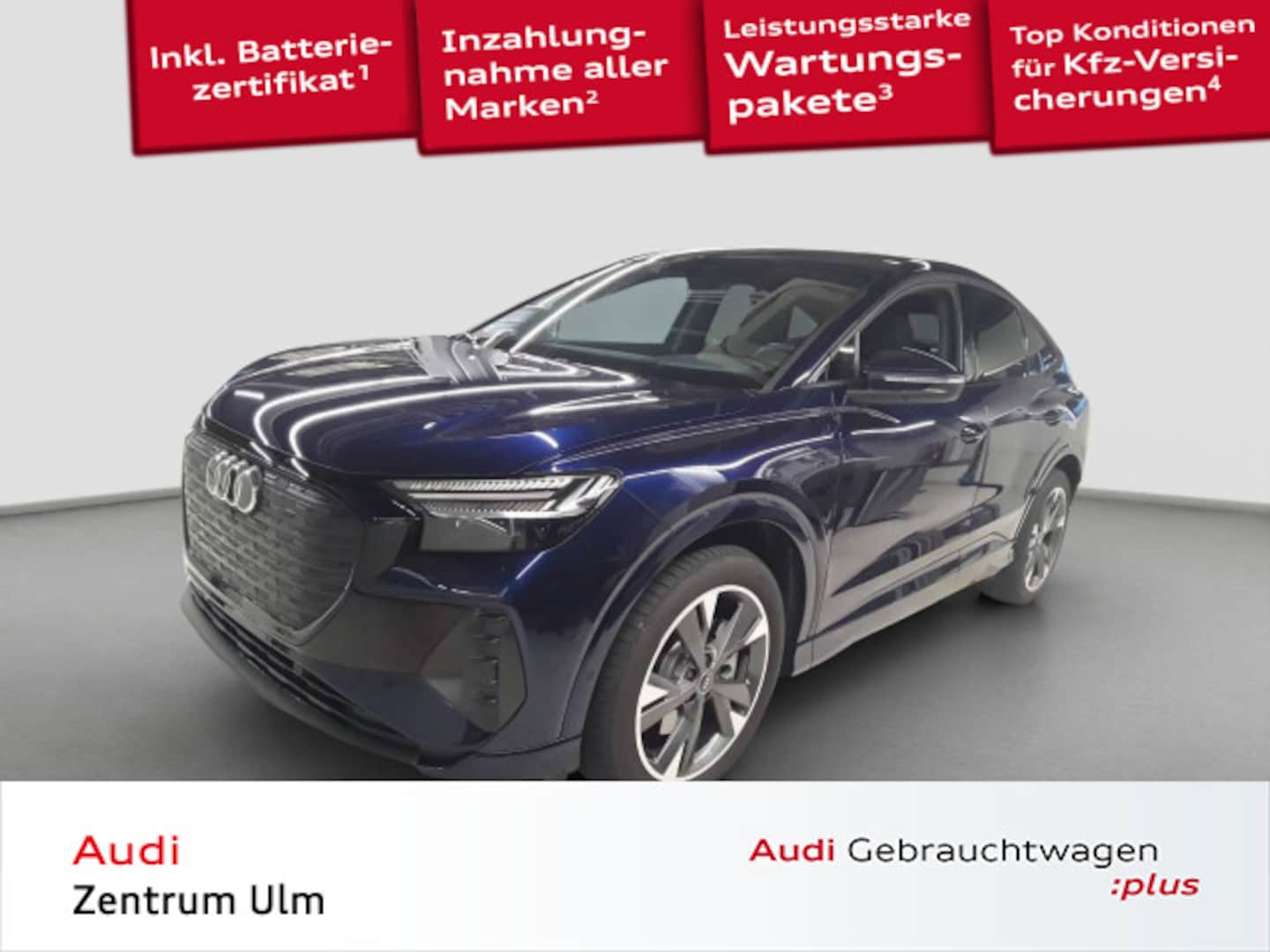 Bild über Audi Q4 Sportback e-tron 40 e-tron - für weitere Informationen kontaktieren Sie den Audi Partner