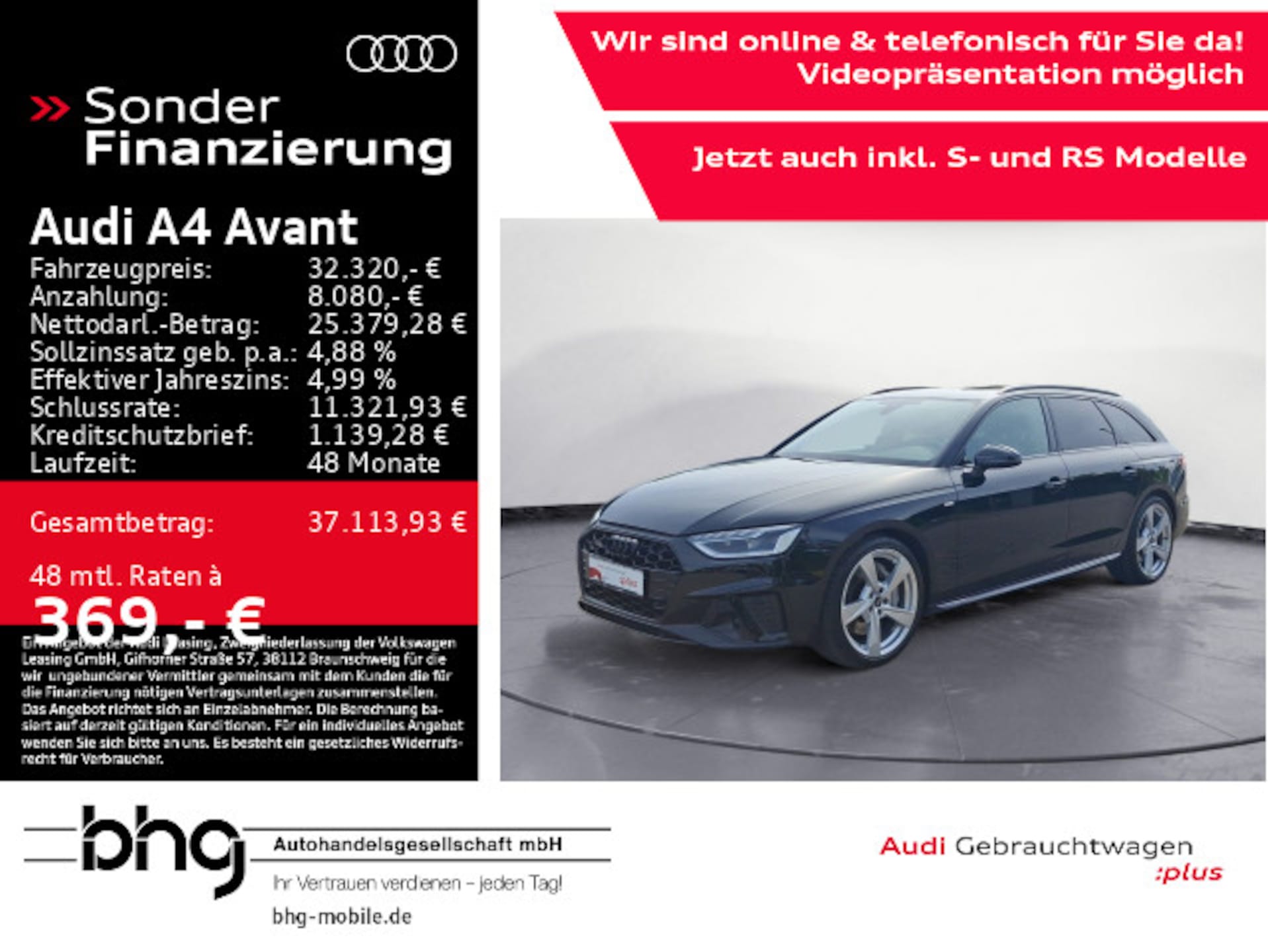 Audi A4 Avant S line