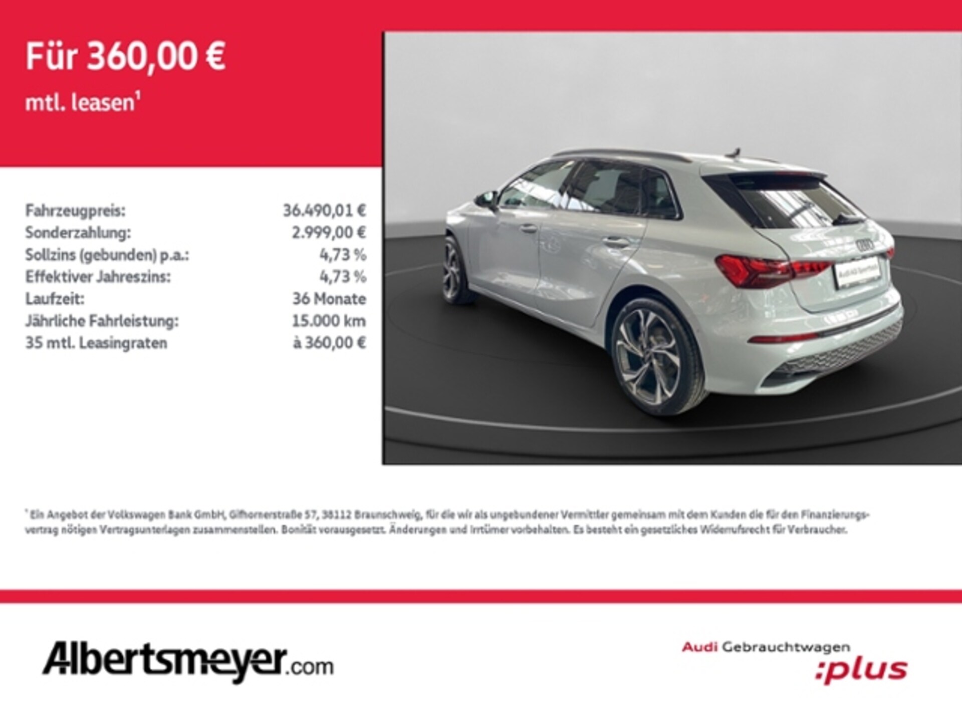 Audi A3 Sportback Advanced