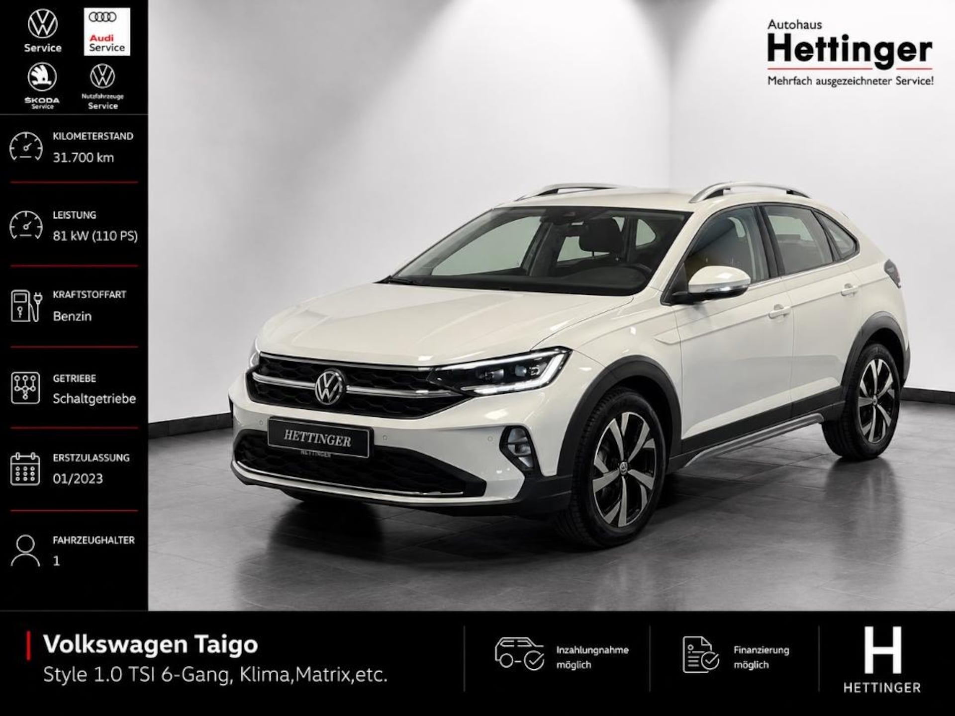 Volkswagen Taigo Style