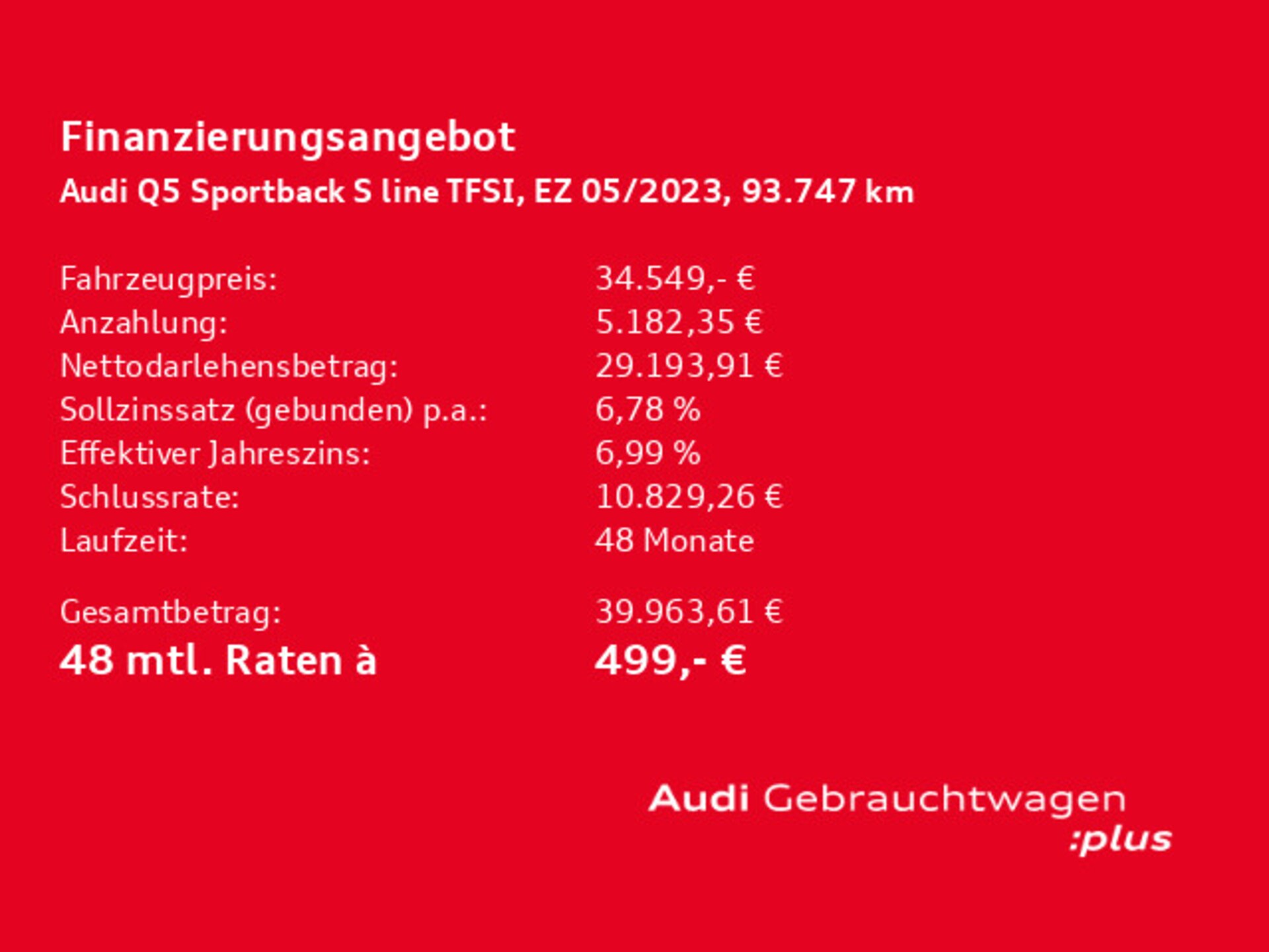Audi Q5 Sportback S line