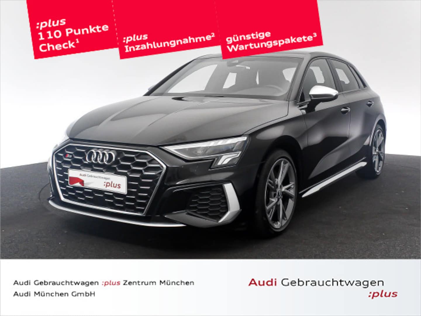 Bild über Audi S3 Sportback TFSI quattro S tronic - für weitere Informationen kontaktieren Sie den Audi Partner